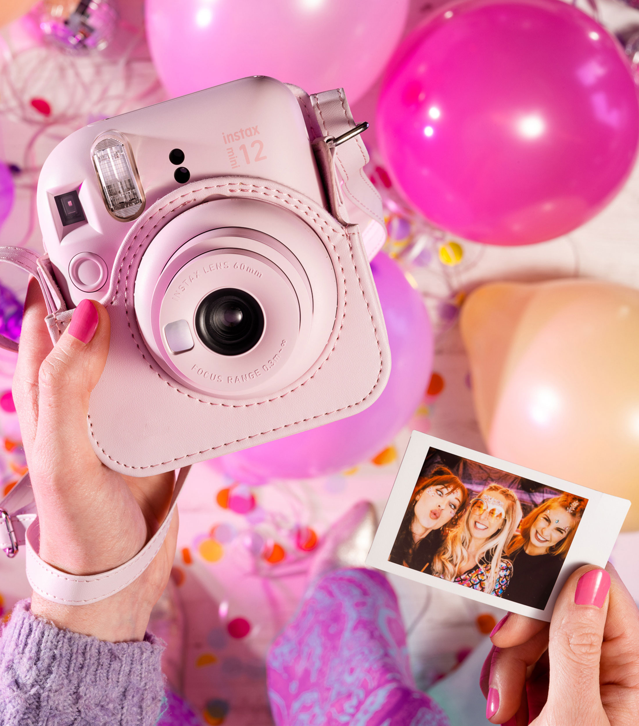 Cámara instantánea Instax Mini 12 Rosa