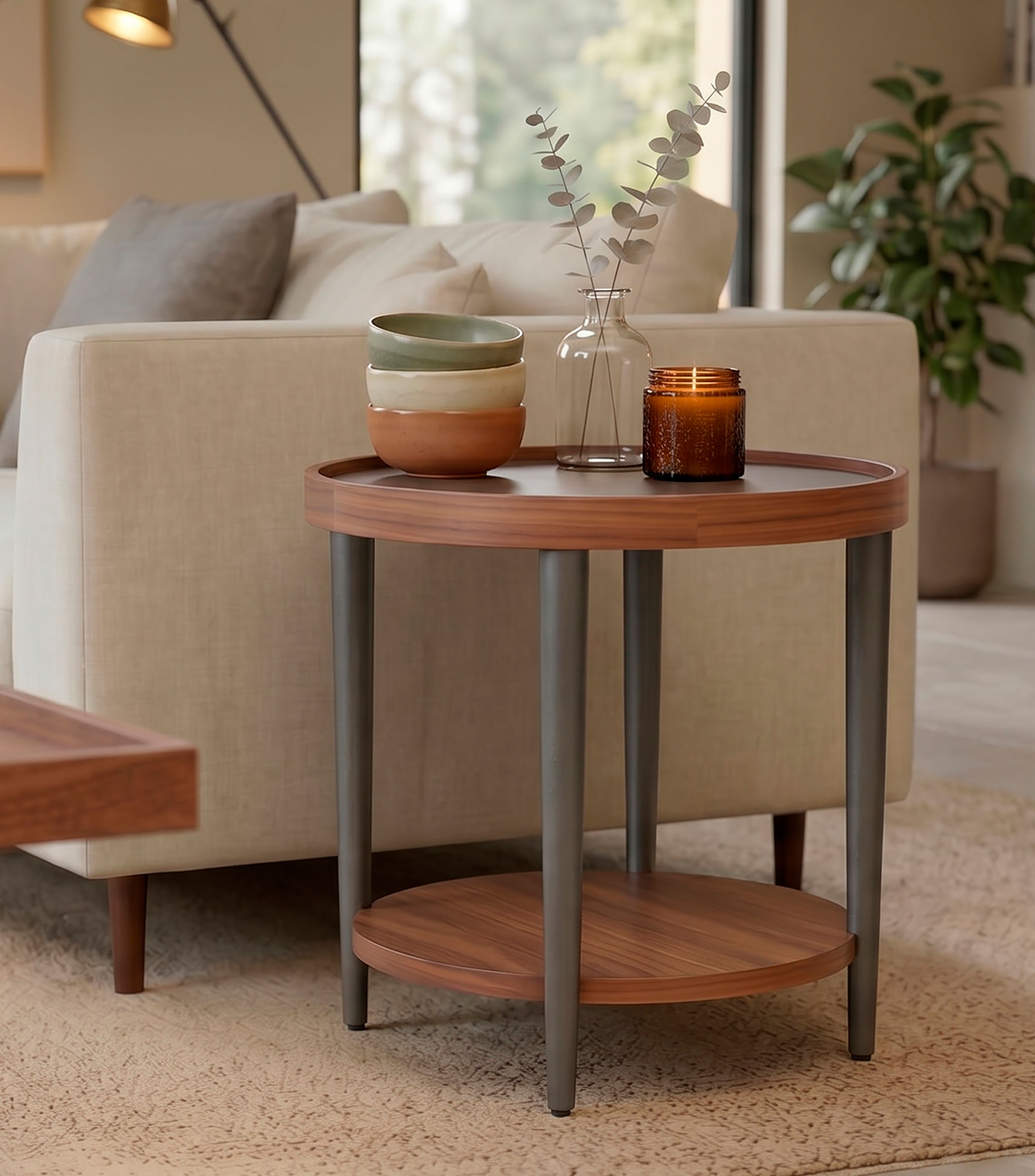 Mesa lateral Filipo en madera
