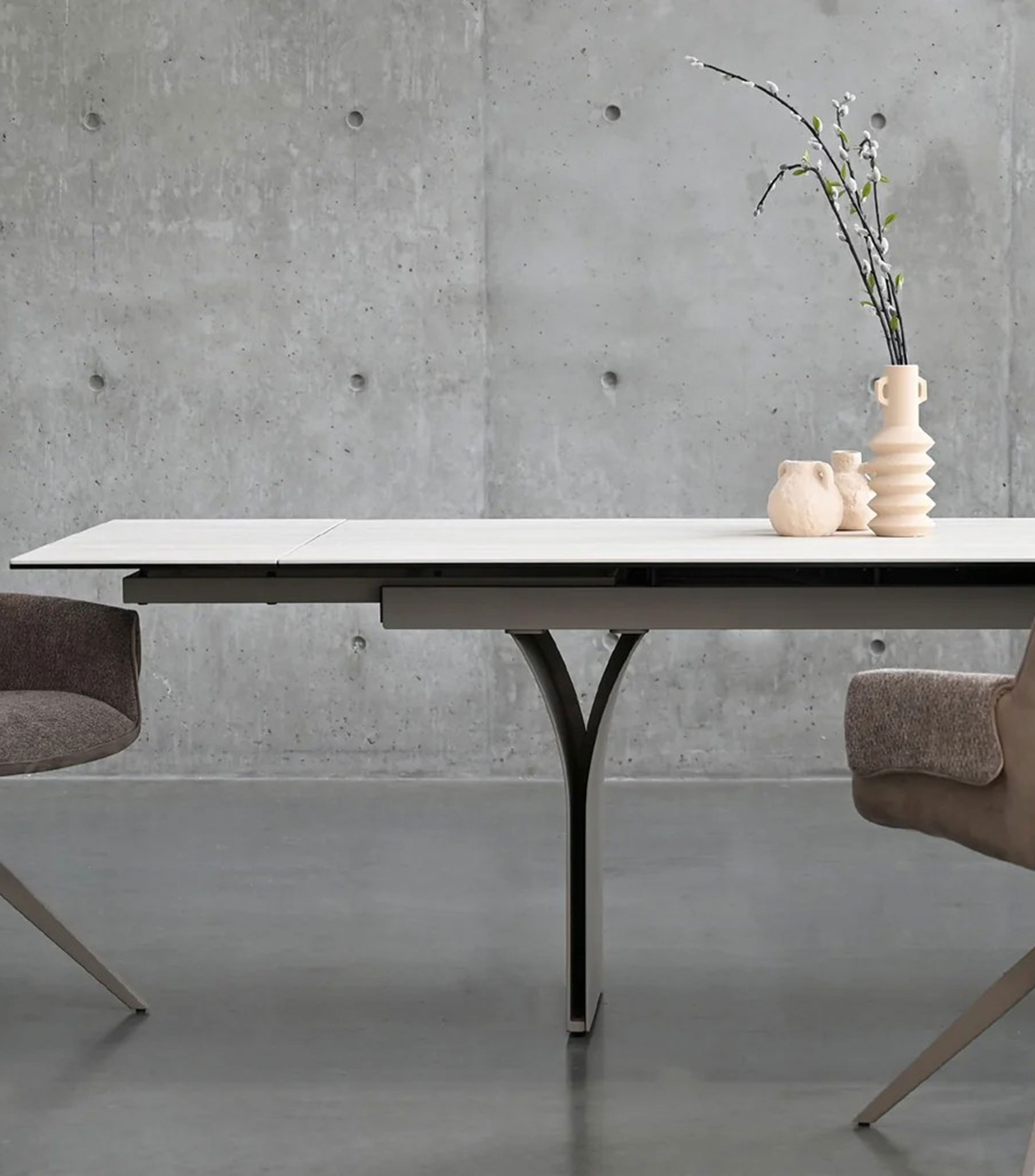 Mesa de comedor Camber en Cerámica Italiana