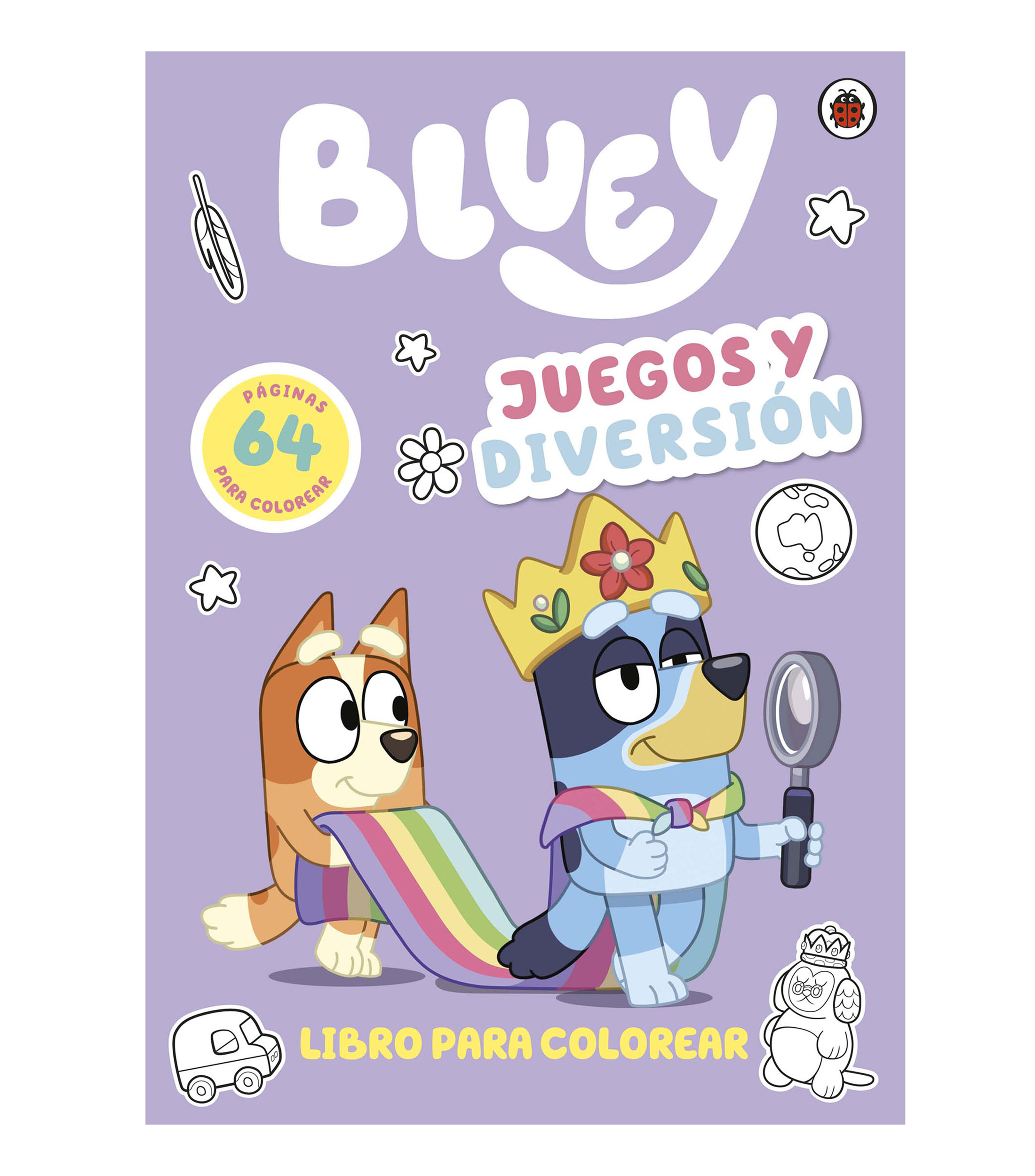 InfantilesBluey juegos y diversión Libro para colorear, Ladybird Books