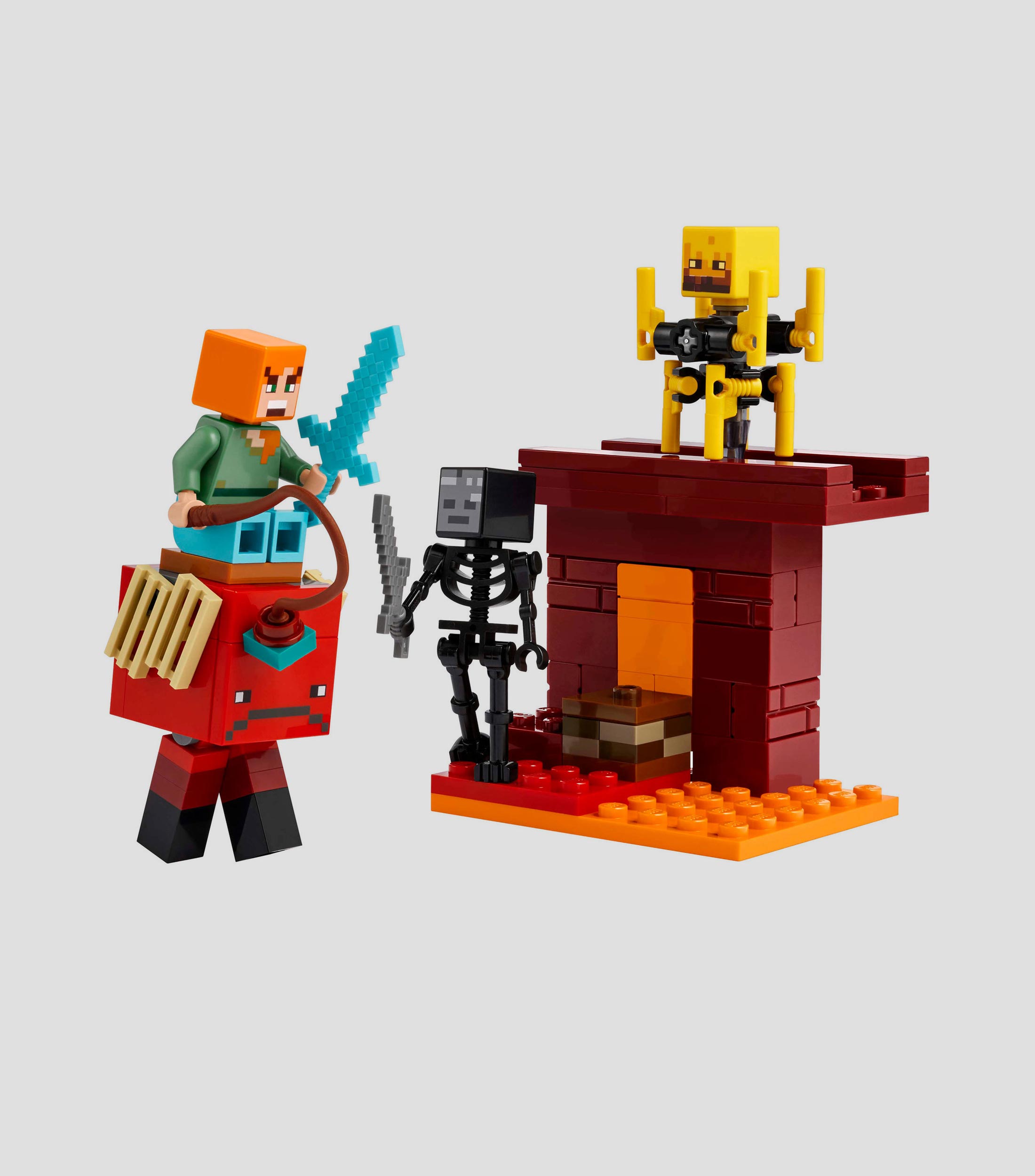 Lego Minecraft La Batalla de Lava del Inframundo 21266