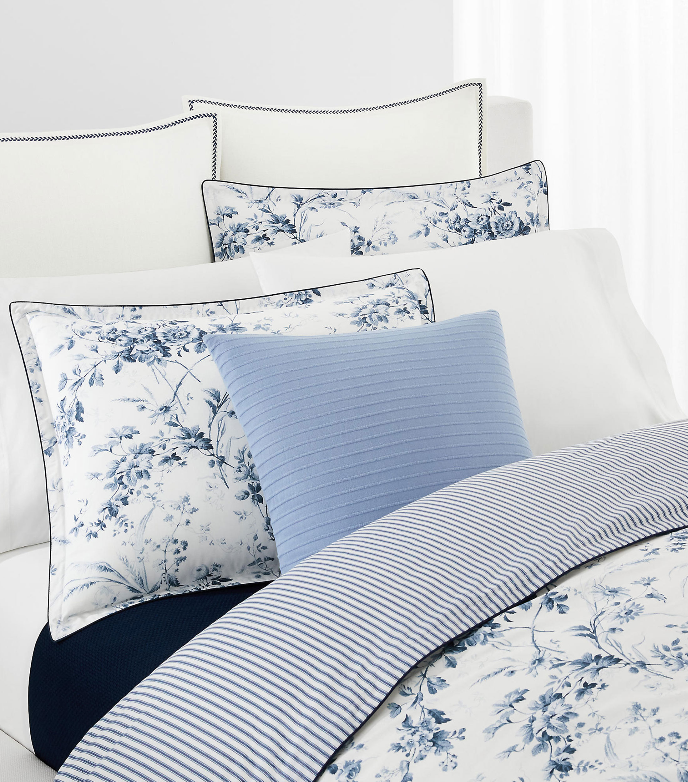 Cojín decorativo Annie azul