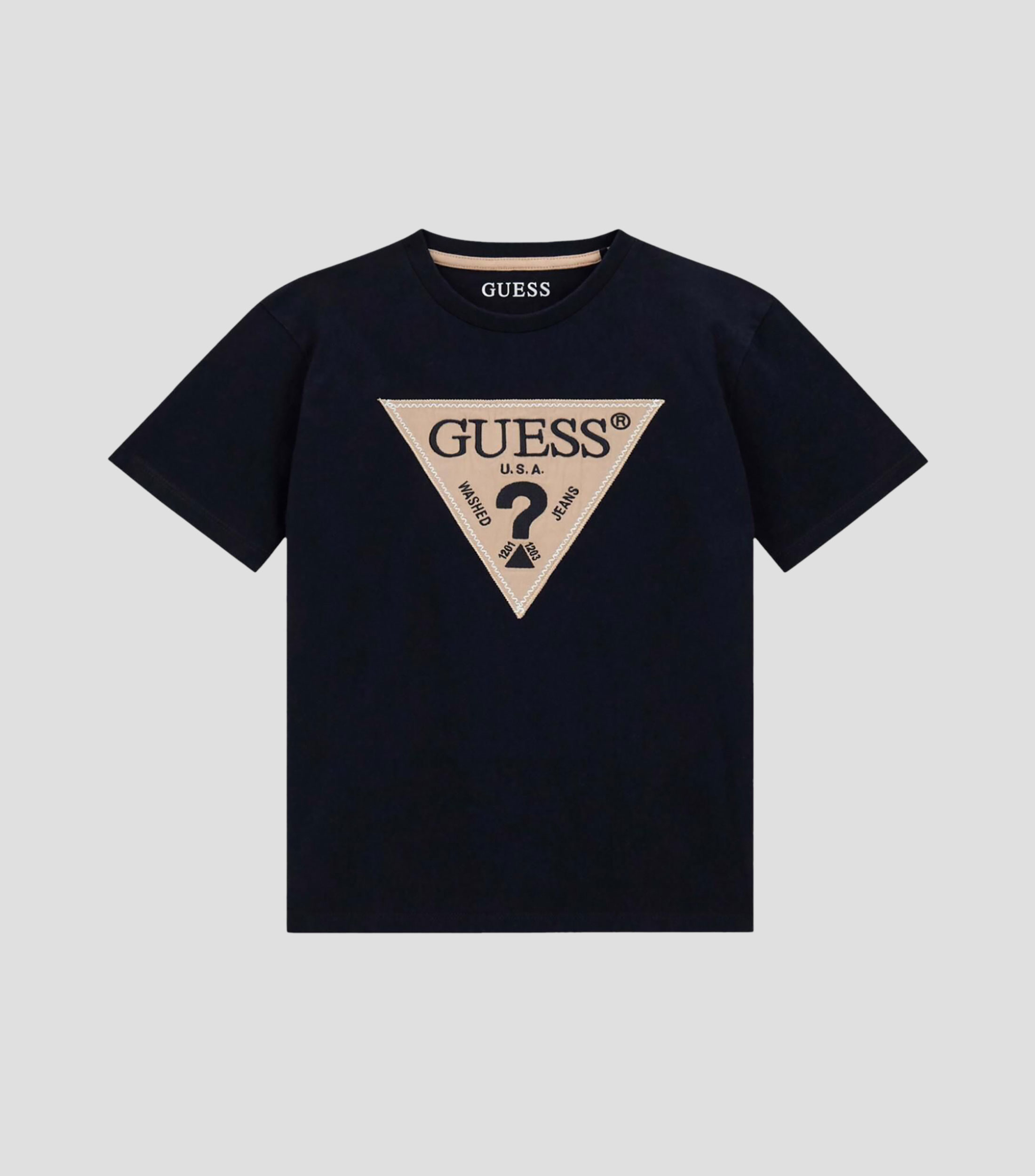 Playera cuello redondo manga corta estampada Niño
