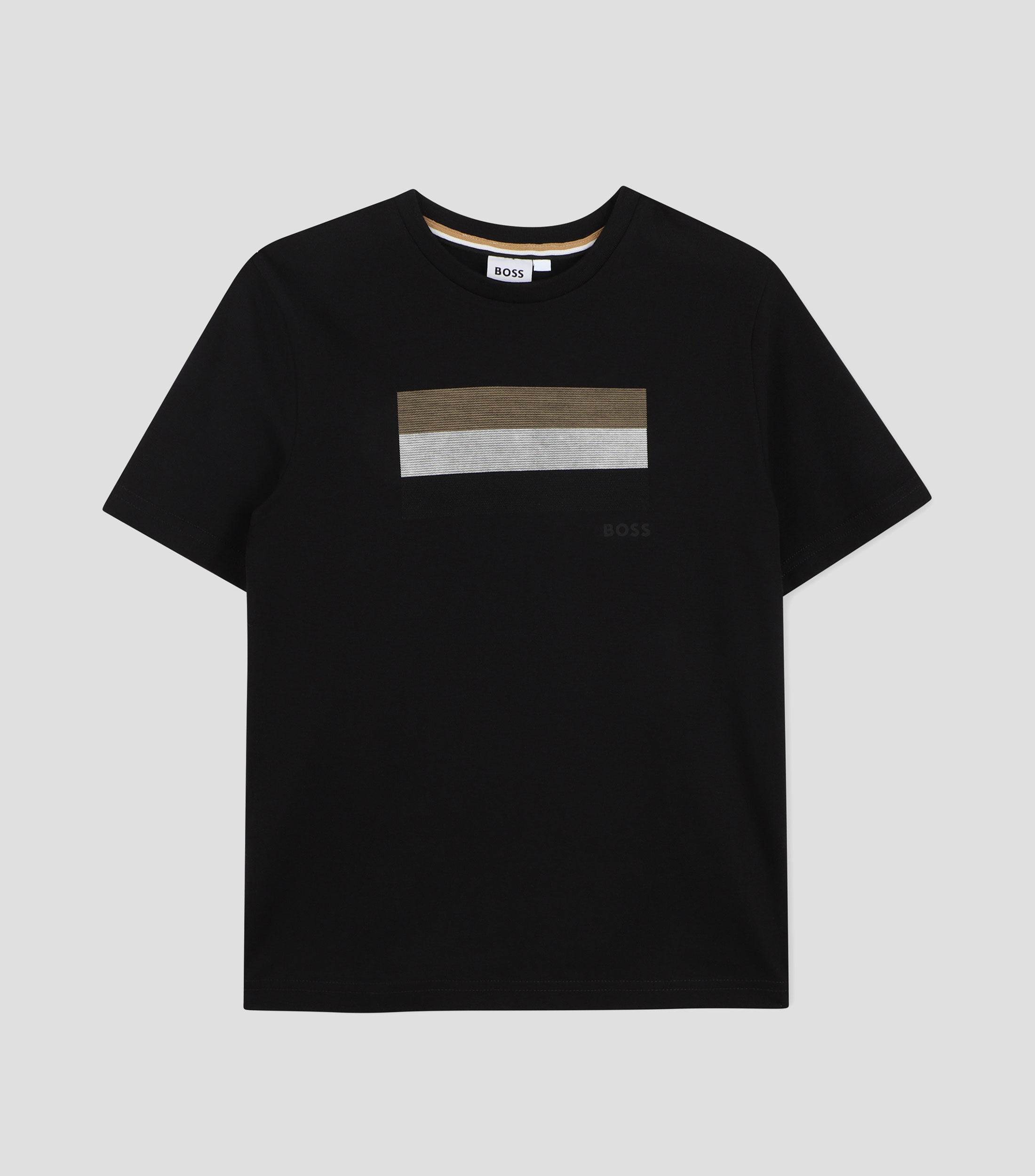 Playera de cuello redondo estampada con manga corta Niño