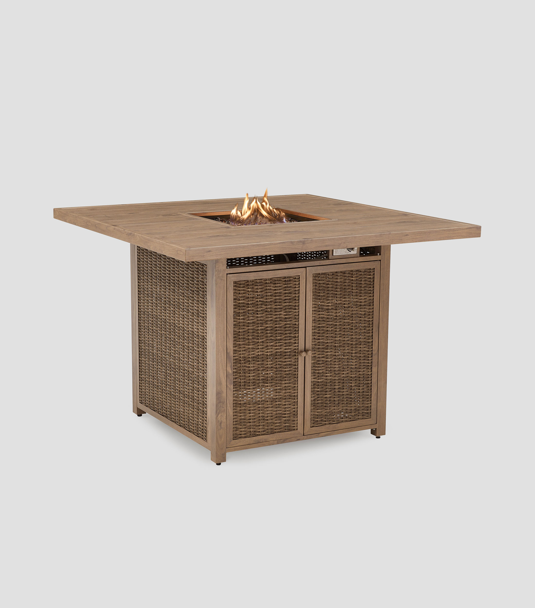 Mesa de Bar Boukha con Fogata para Exterior