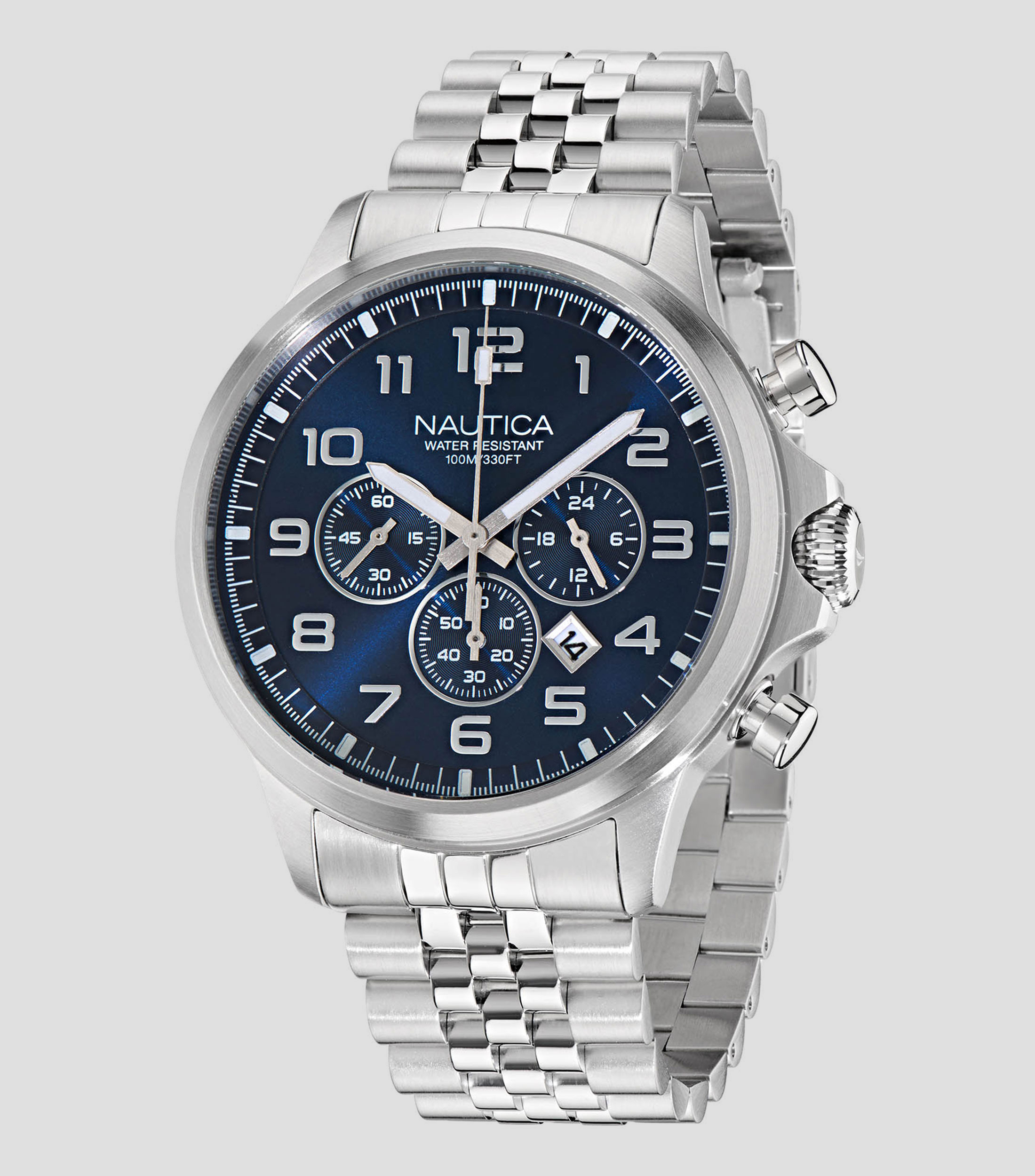 Reloj para hombre Blueocean Casual, Plateado