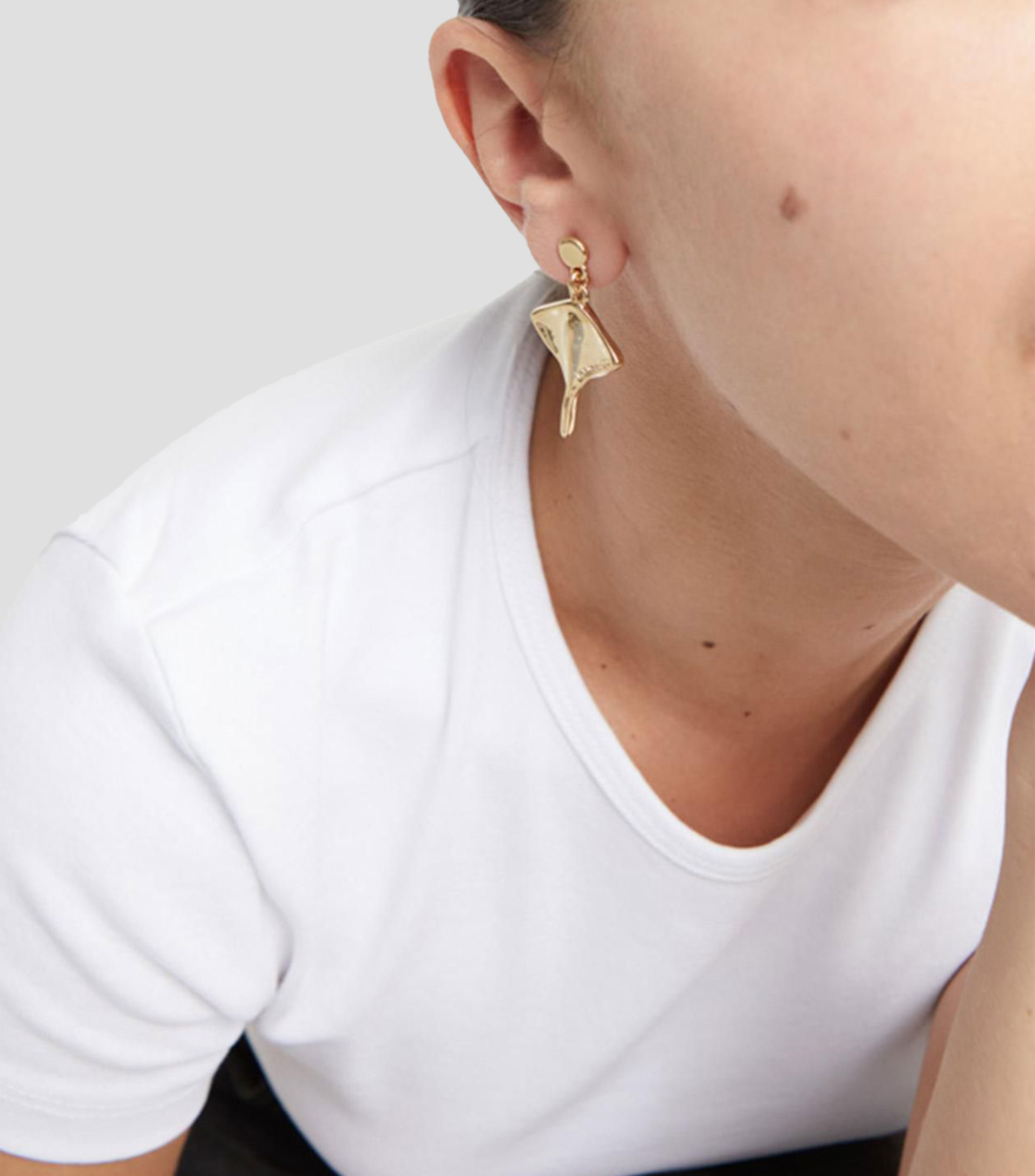 Aretes Manta Raya Mujer