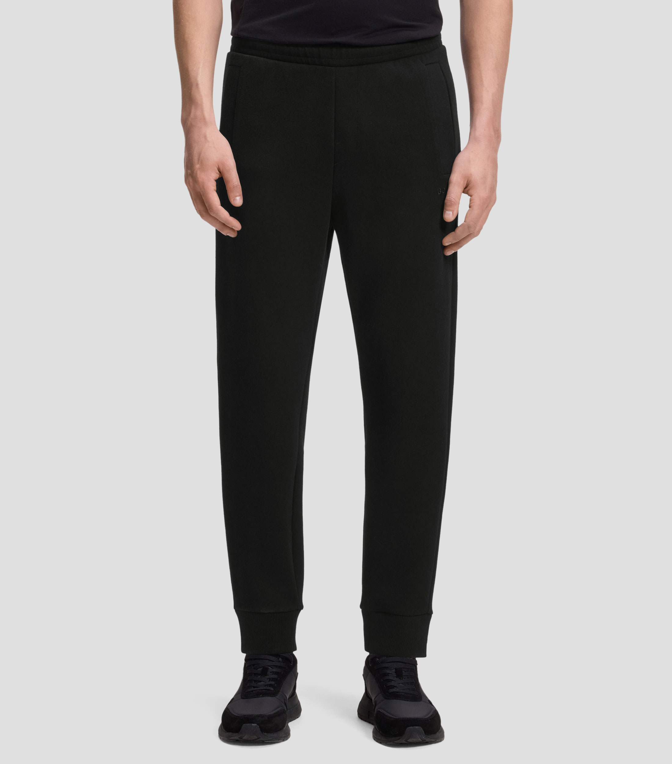 Pants Boss de chándal de algodón con logo bordado Hombre