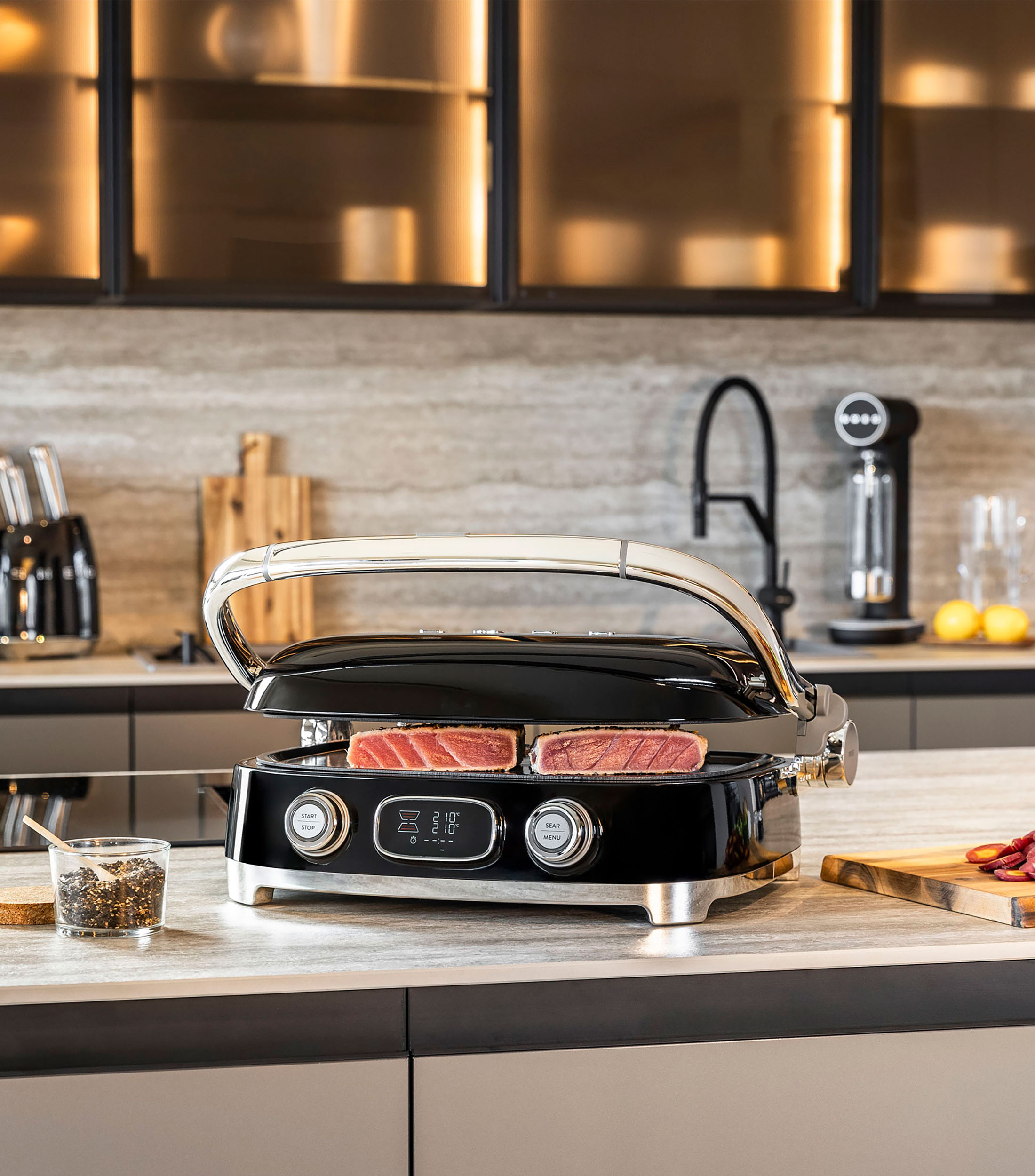Parrilla Eléctrica Grill Multiusos 2 quemadores