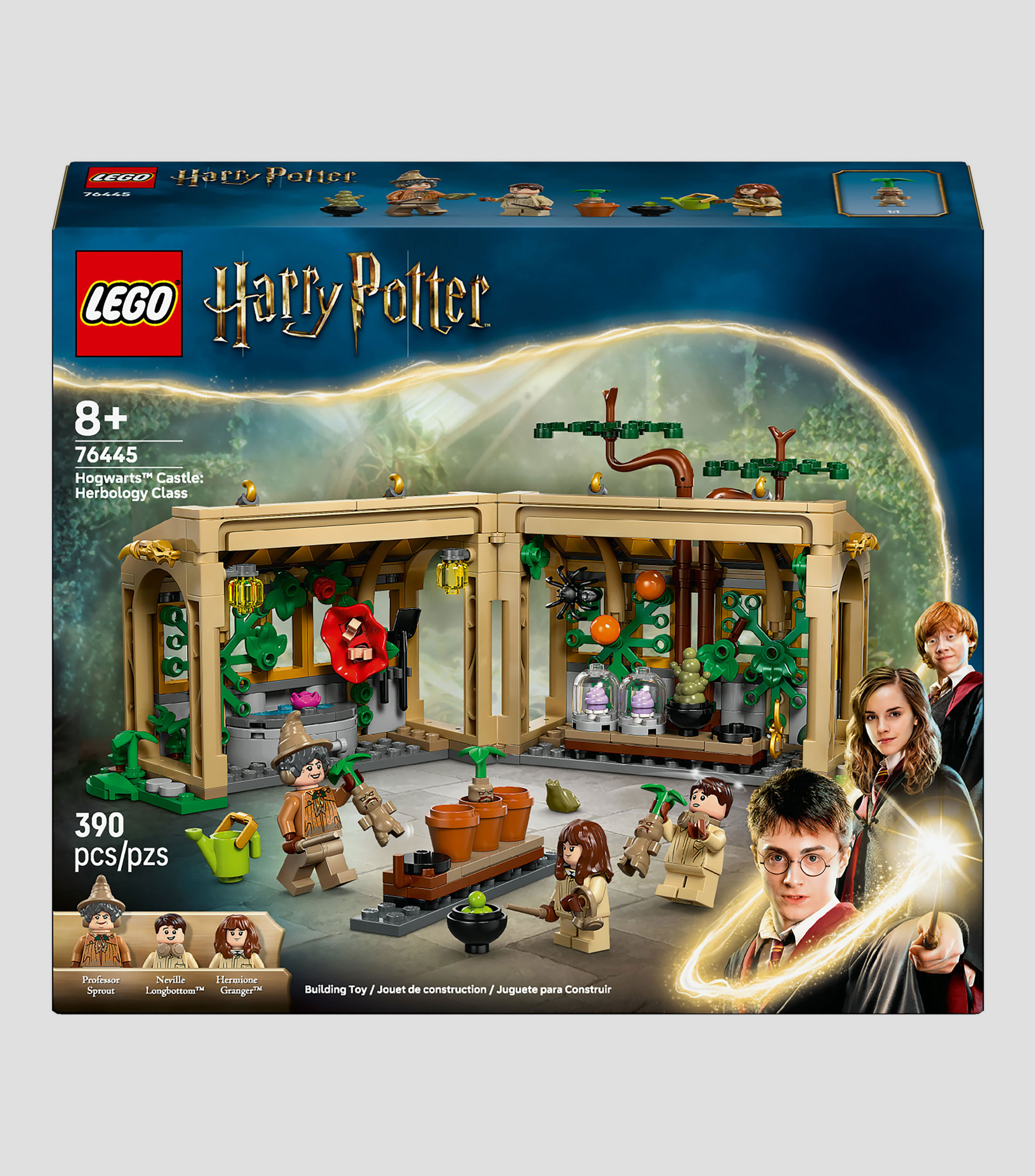 Lego Harry Potter Castillo de Hogwarts Clase de Herbología 76445