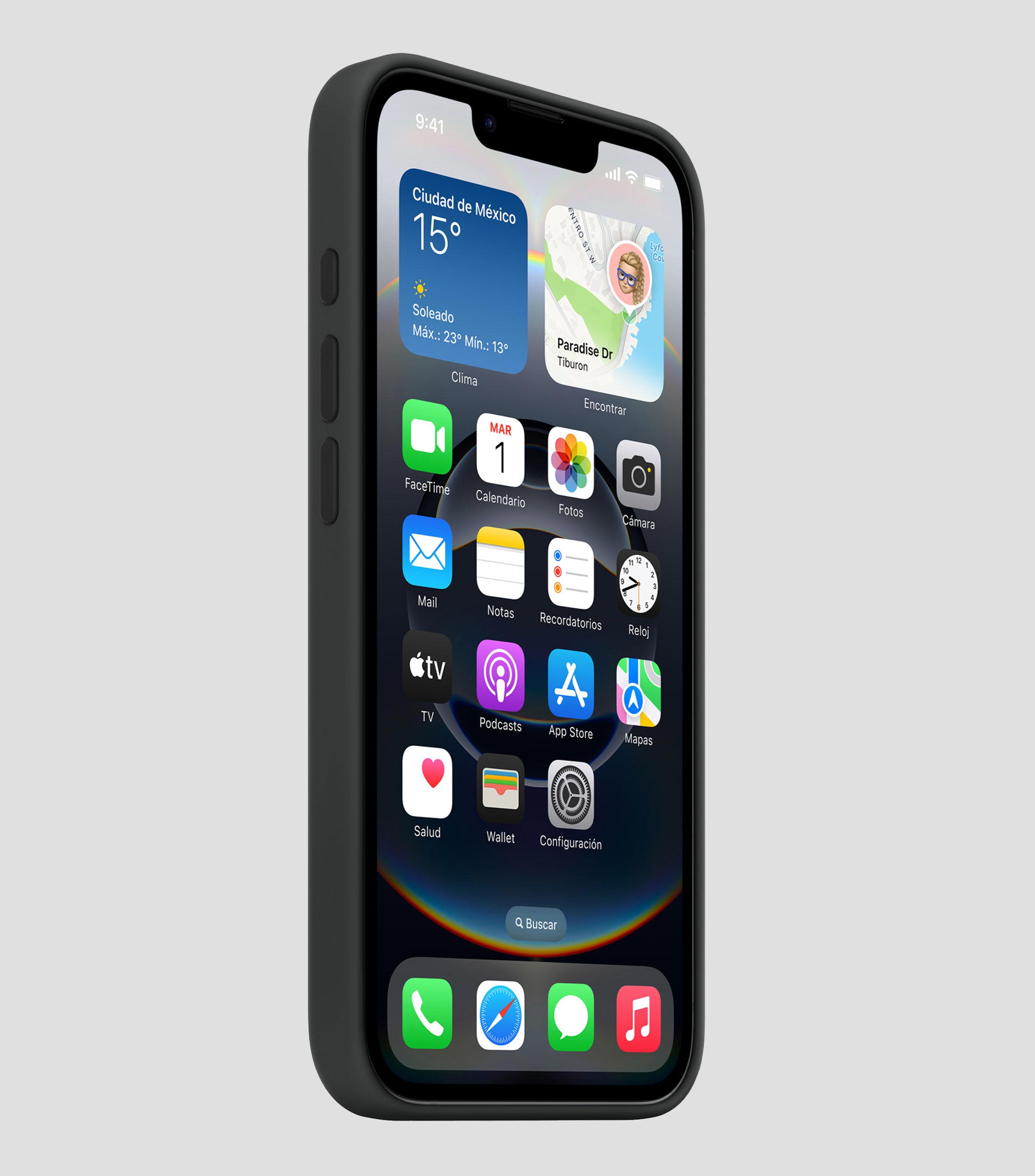 Funda para iPhone 16e Negro