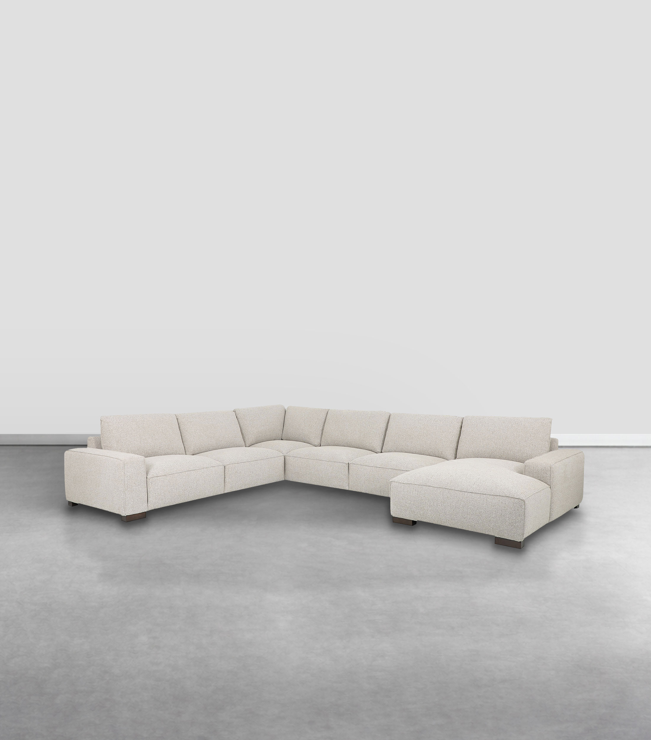 Sala modular derecha Mink en madera