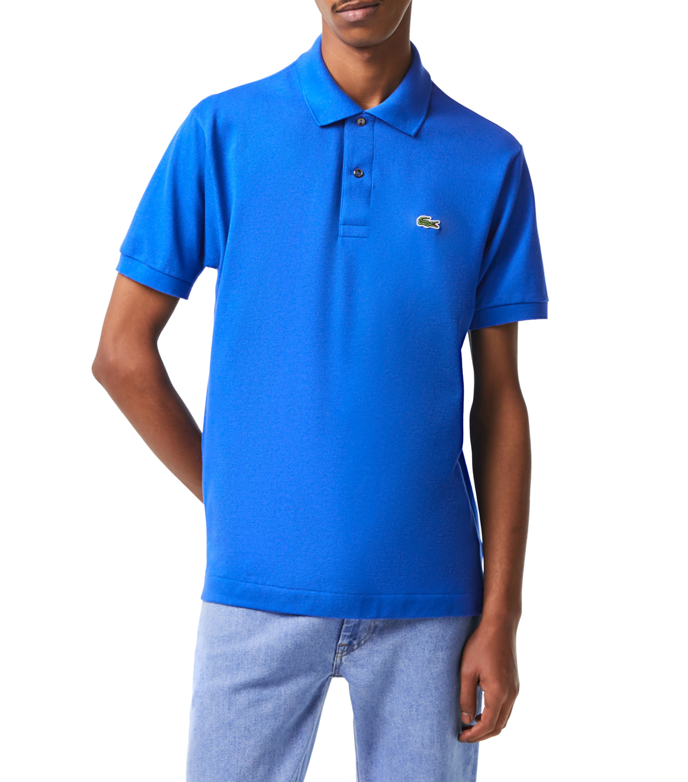 Lacoste | Tipo Polo Azul Corta, Hombre | El de