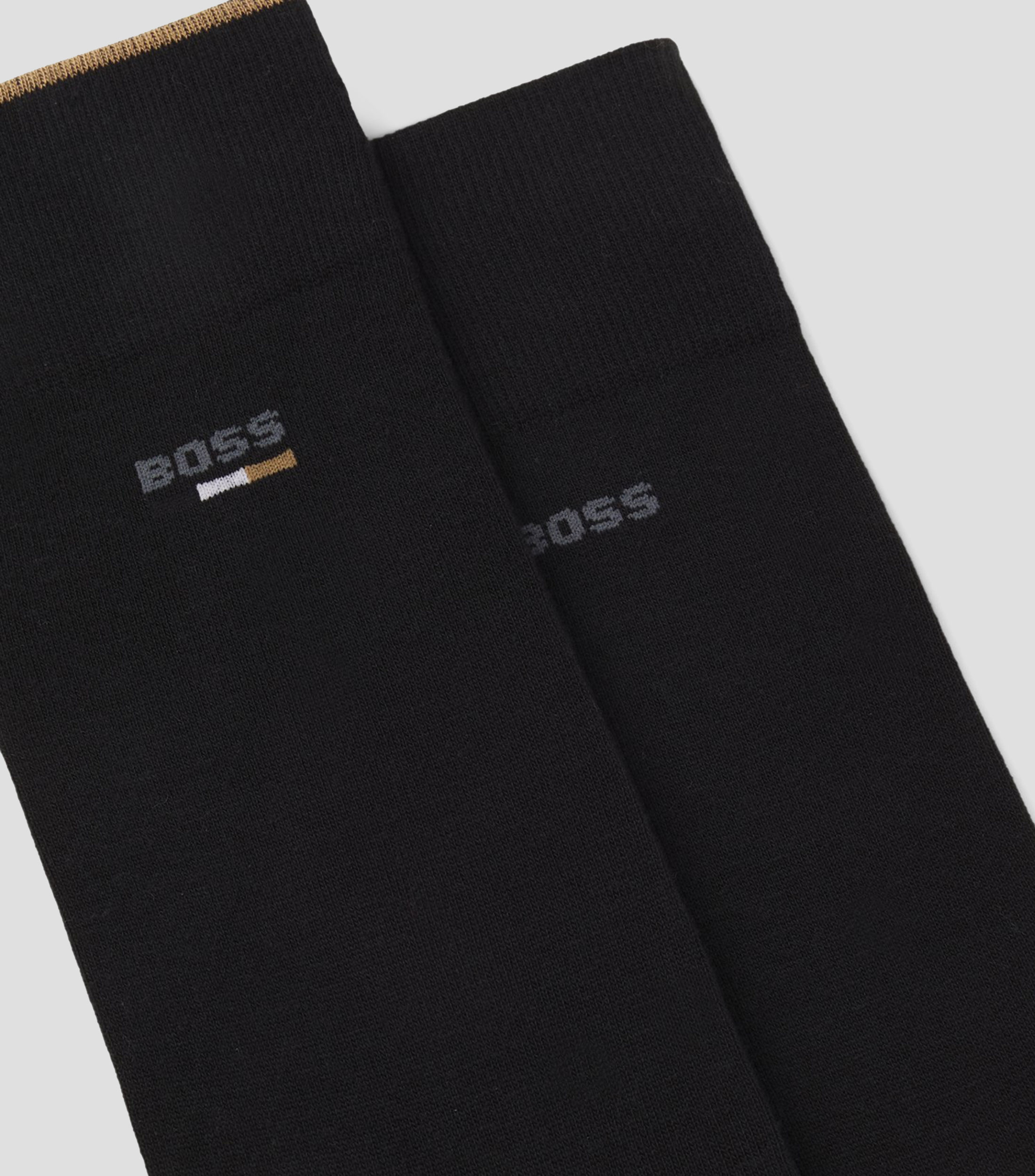 Set de dos calcetines con el logotipo en longitud normal Hombre