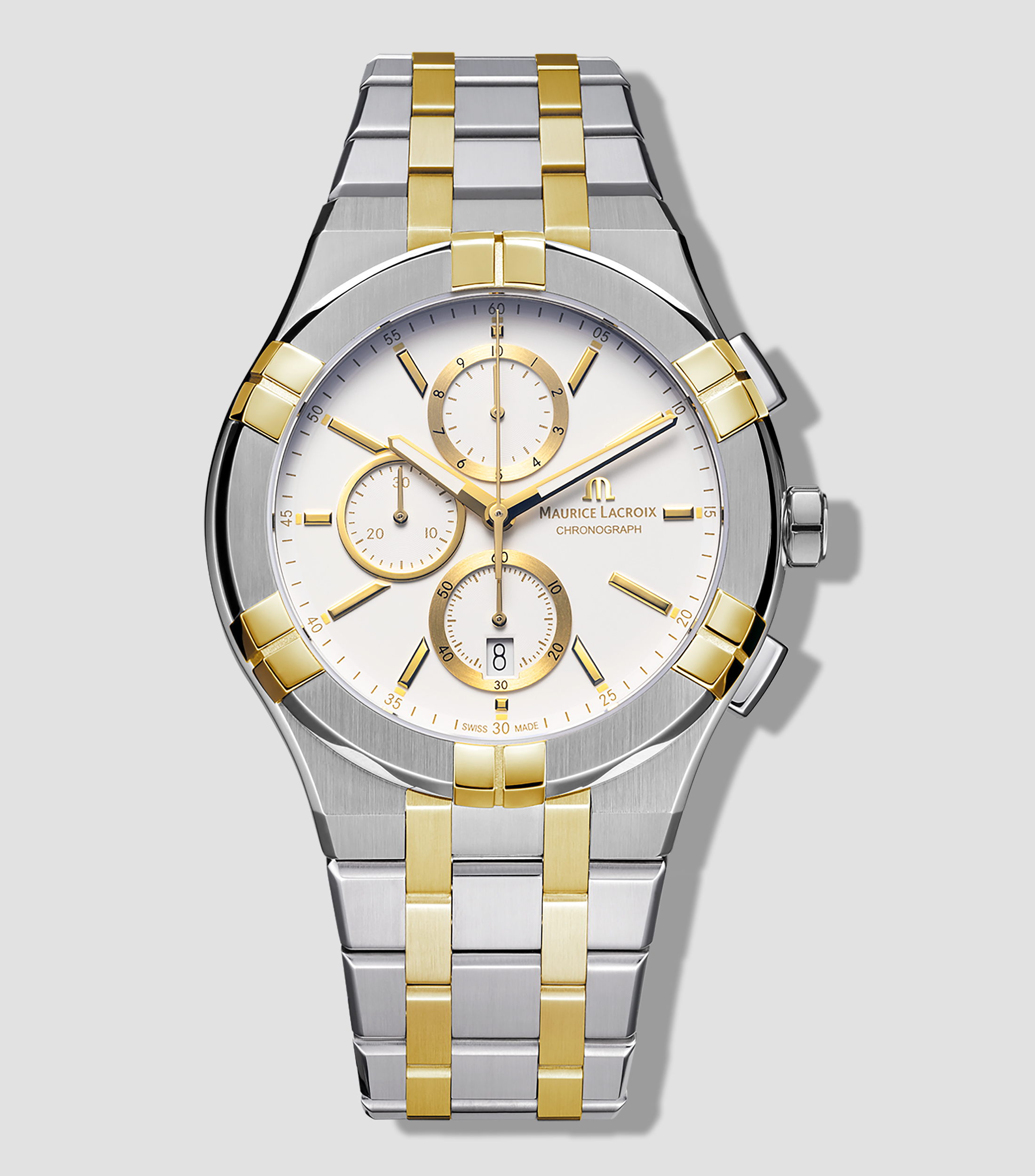 Reloj para Hombre Aikon Quartz Casual Plateado, Dorado