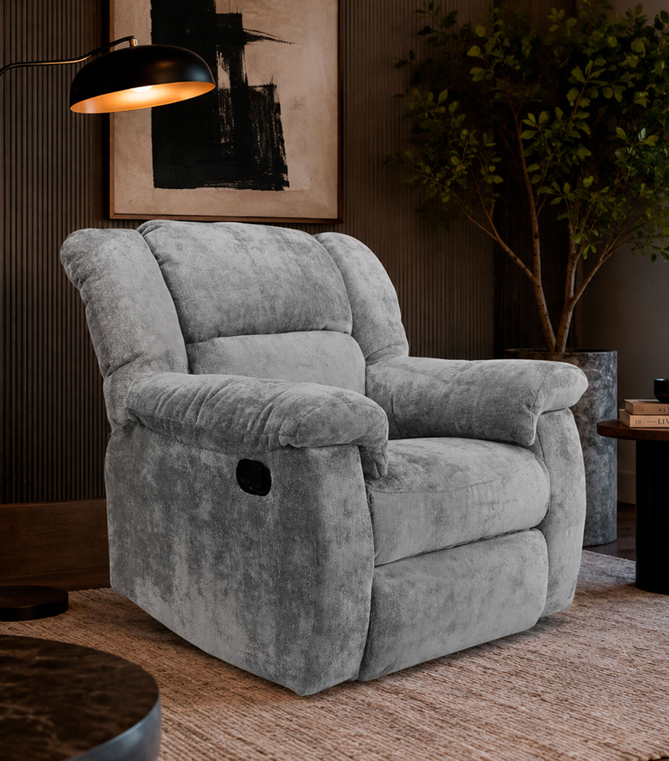 Sillón Reclinable Oslo Gris