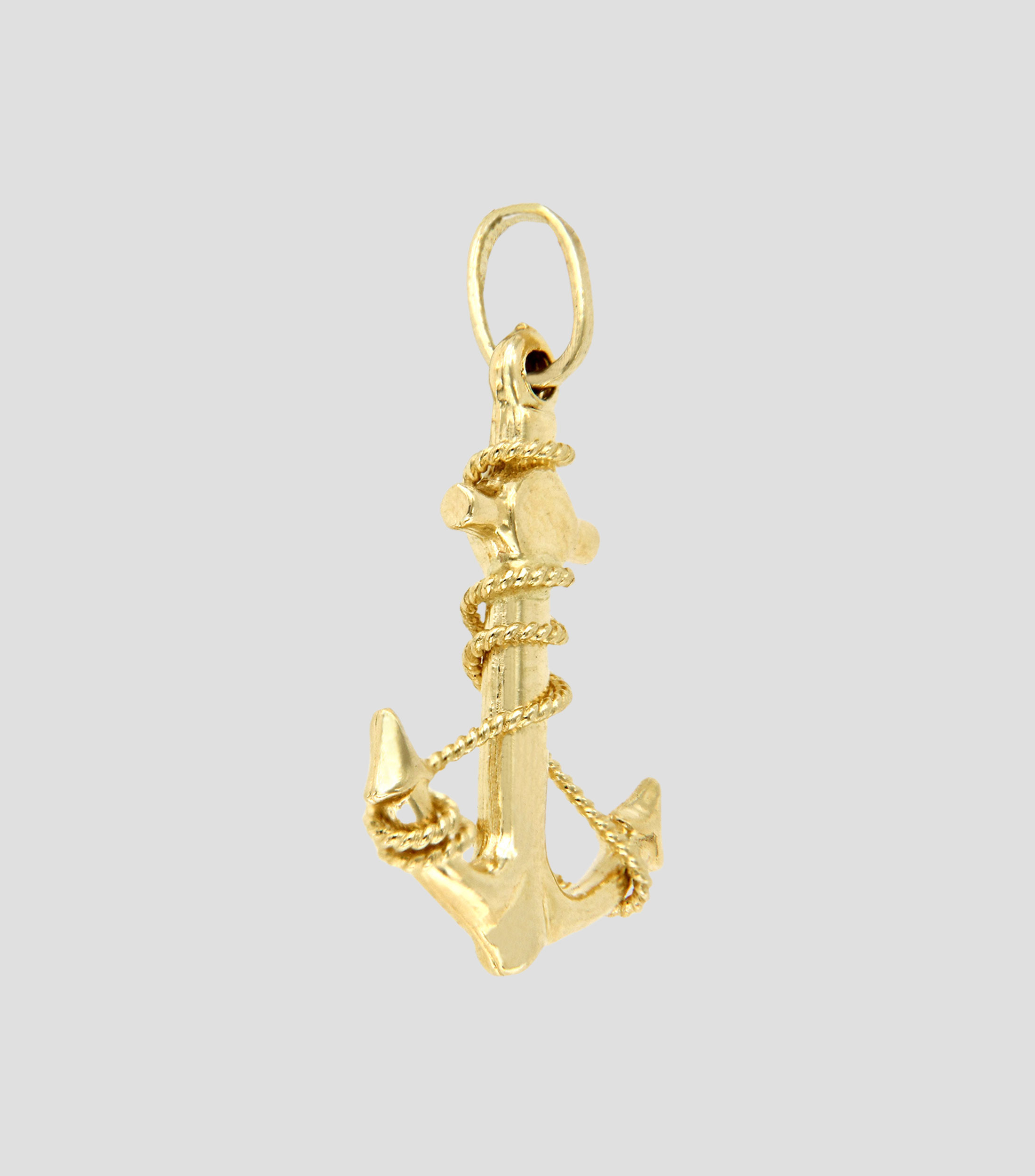 Dije ancla en oro de 14 kilates Dinasti Unisex