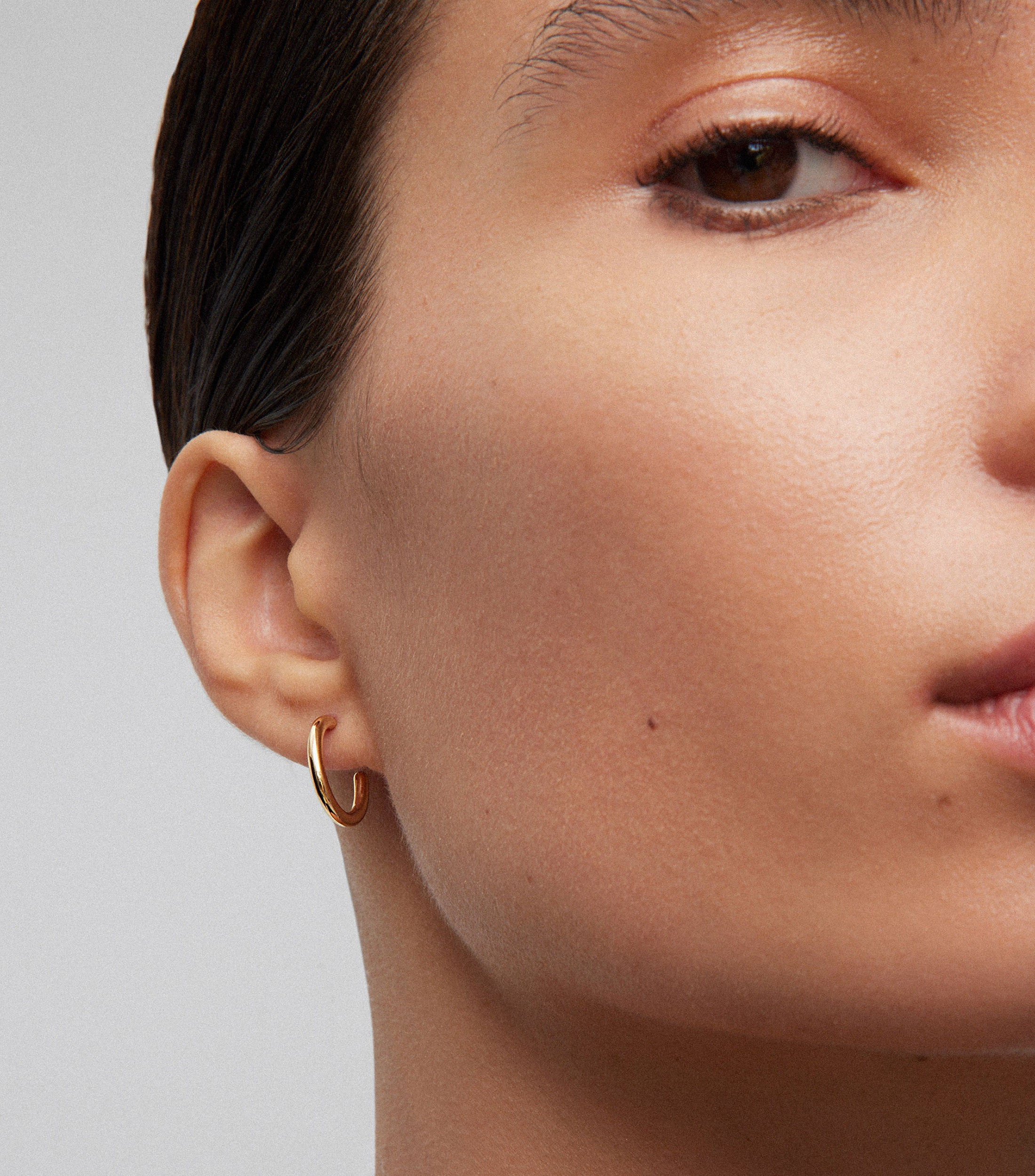 Pendientes en oro amarillo 18 Kts Mujer