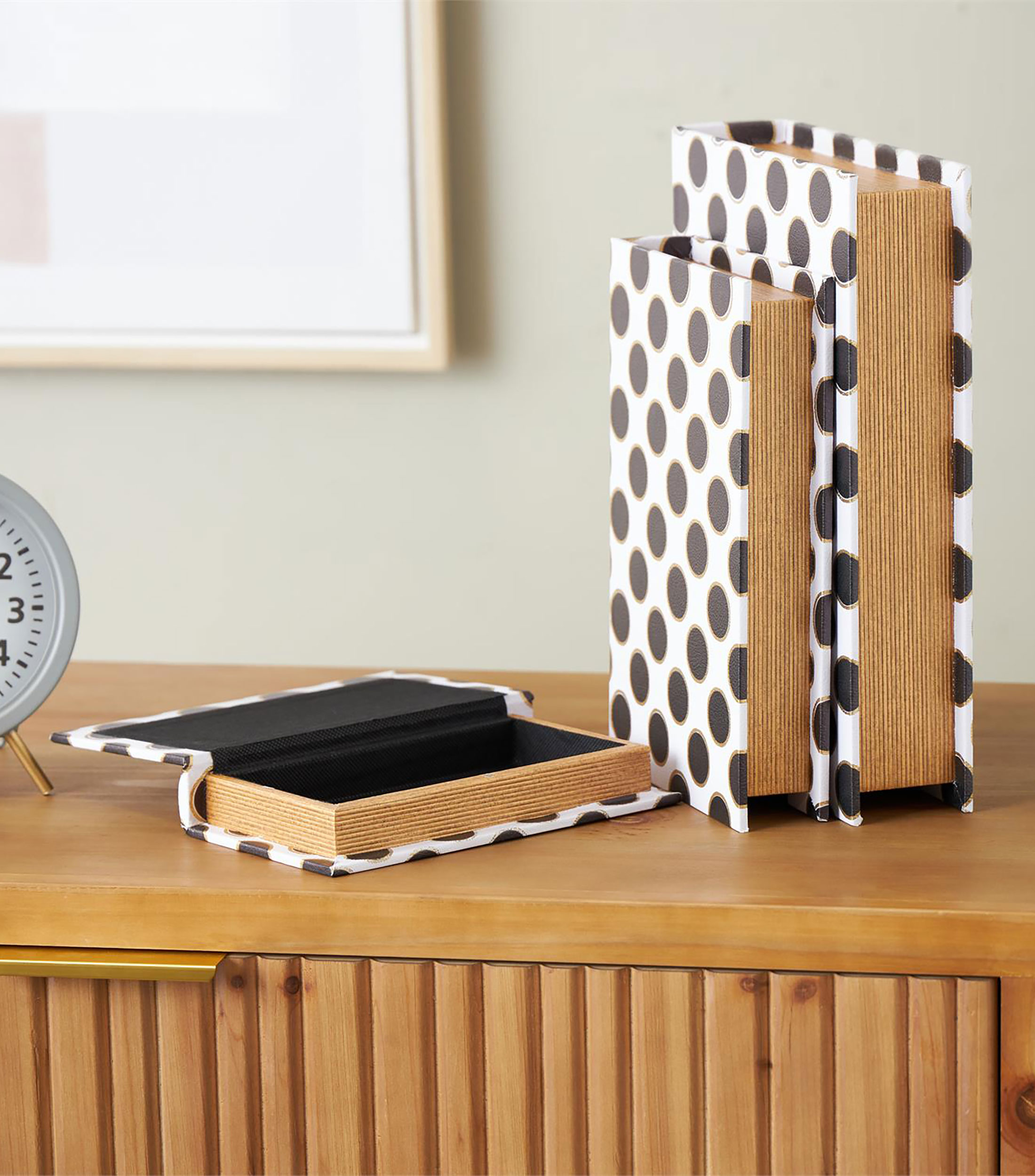 Set 3 cajas decorativas tipo libro