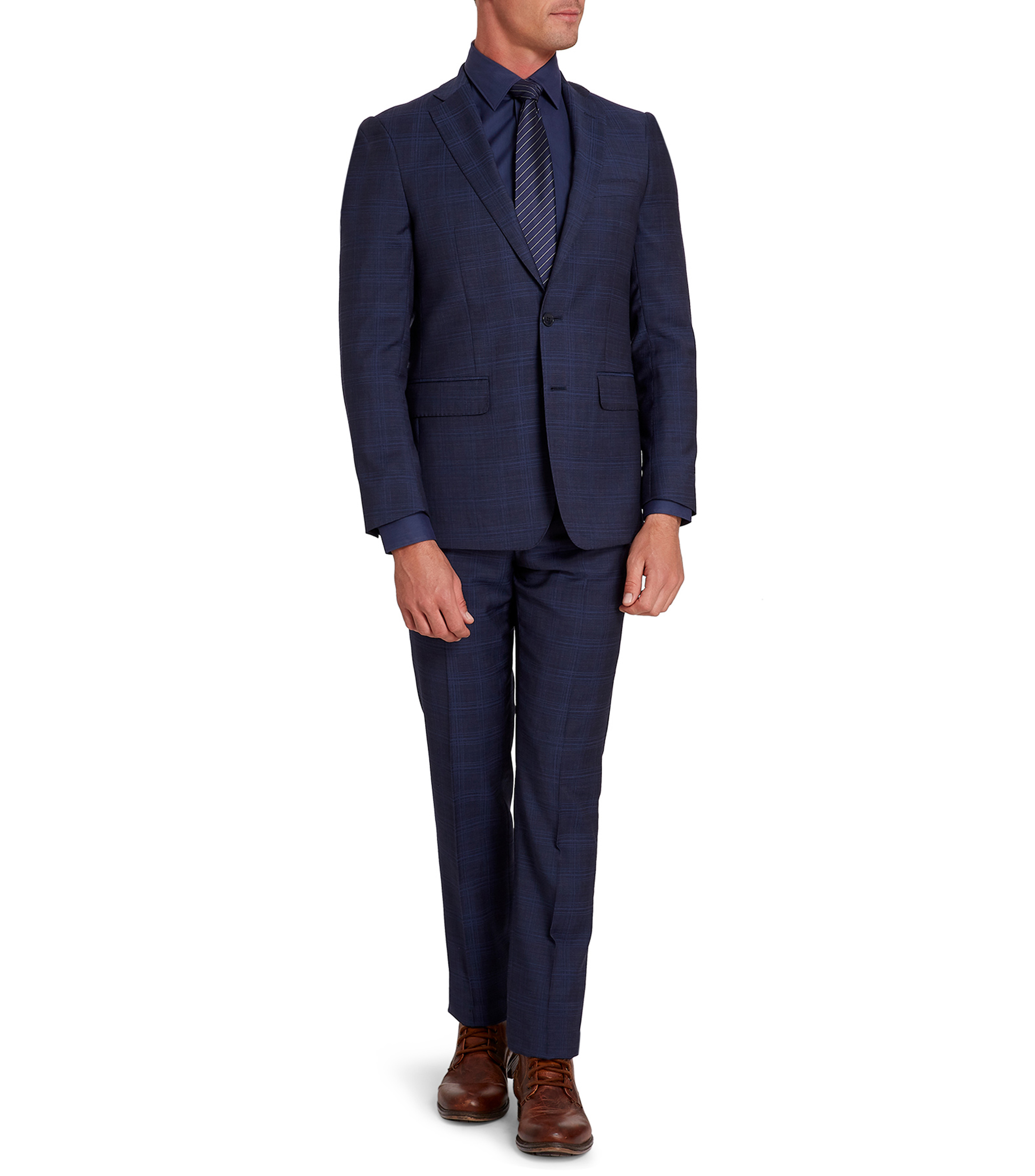 Calvin Klein Traje de corte Slim Fit con líneas Hombre - El Palacio de  Hierro
