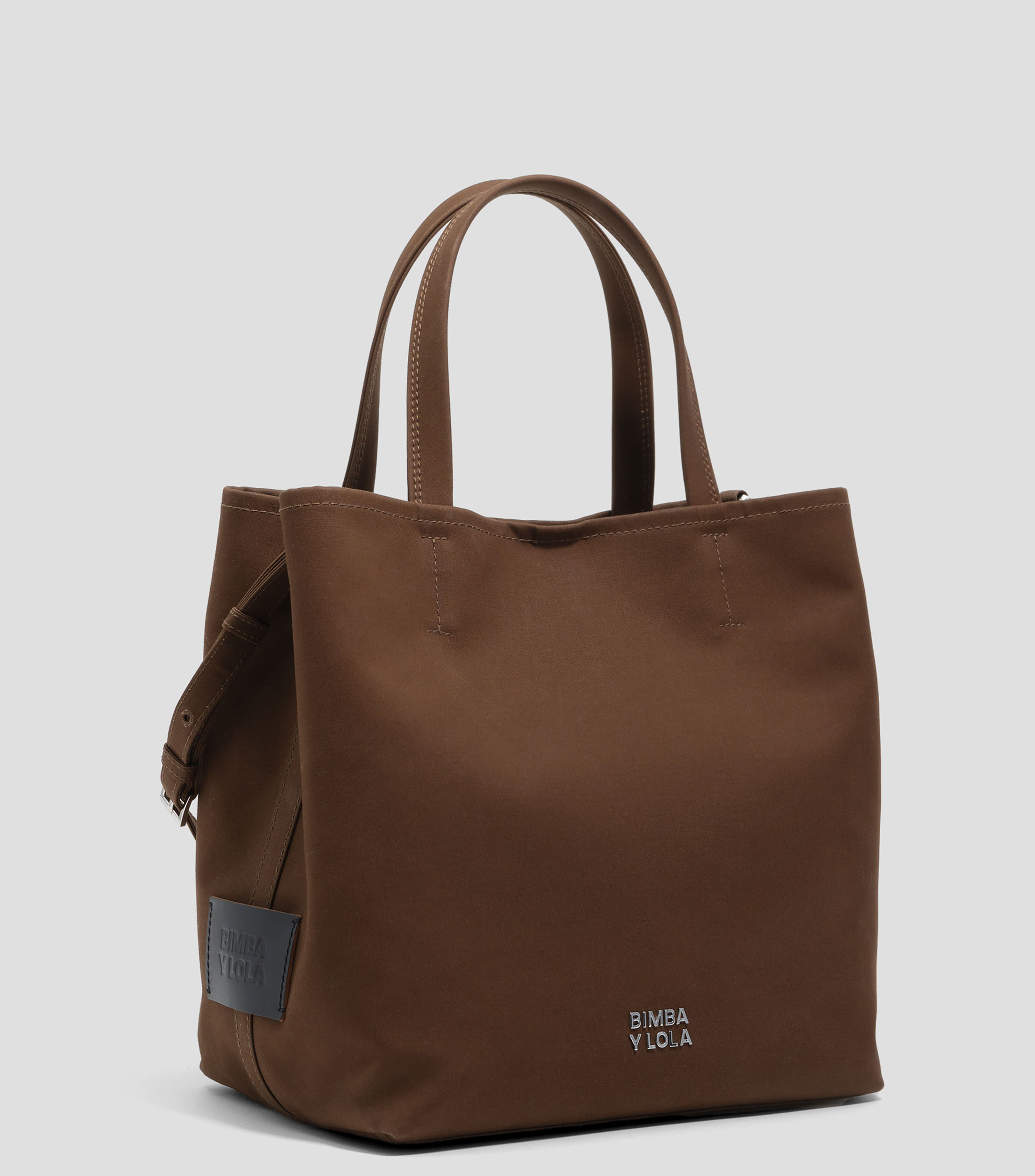 Bolsa tote Chihuahua grande caqui oscuro Mujer