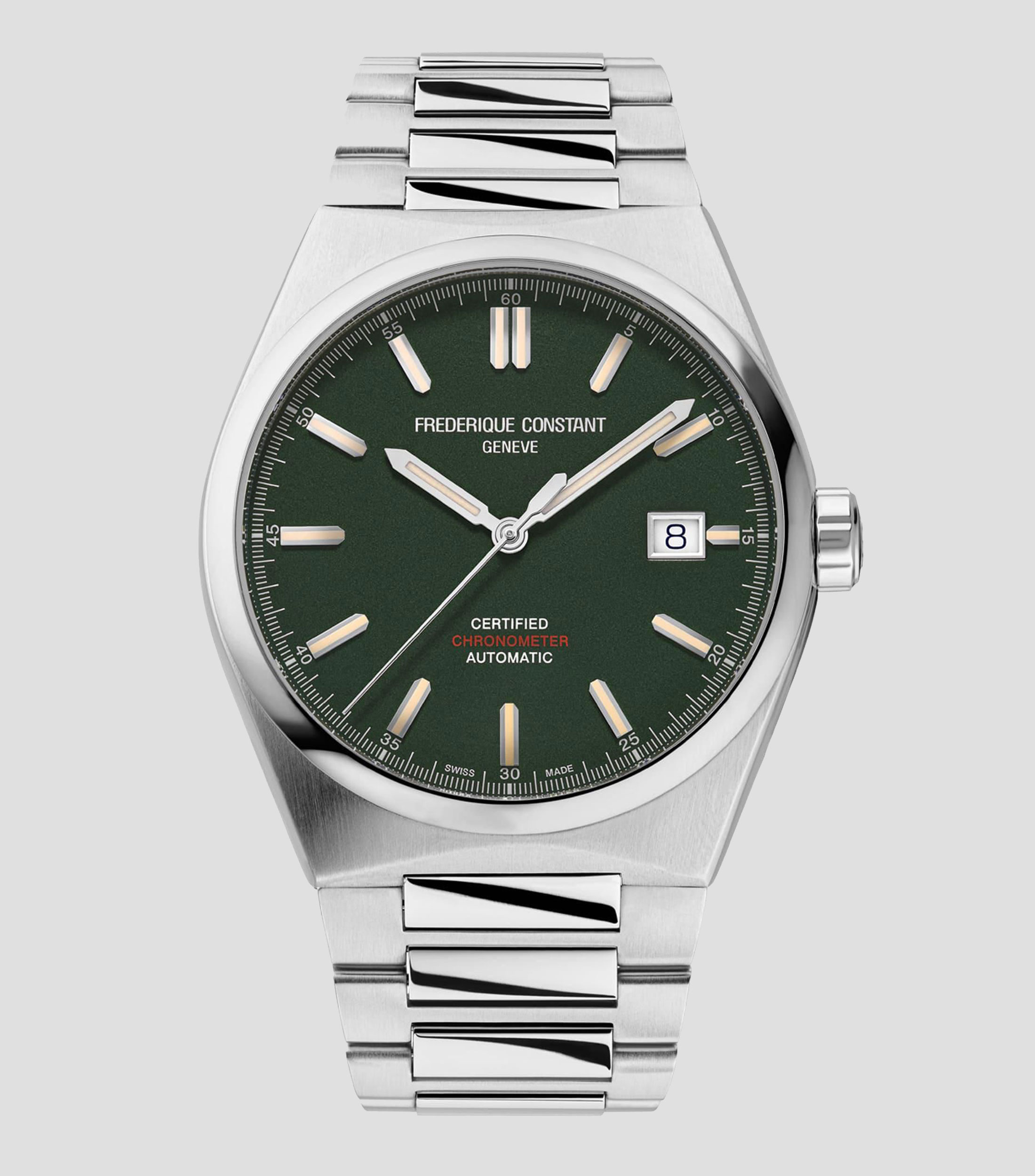 Reloj para Hombre Highlife Cosc Casual Verde, Plateado