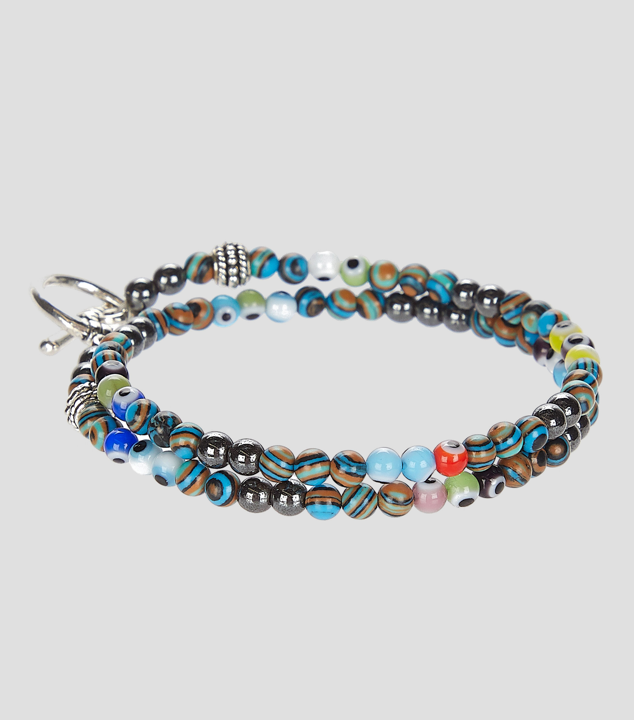 Pulsera con piedras mezcladas Hombre