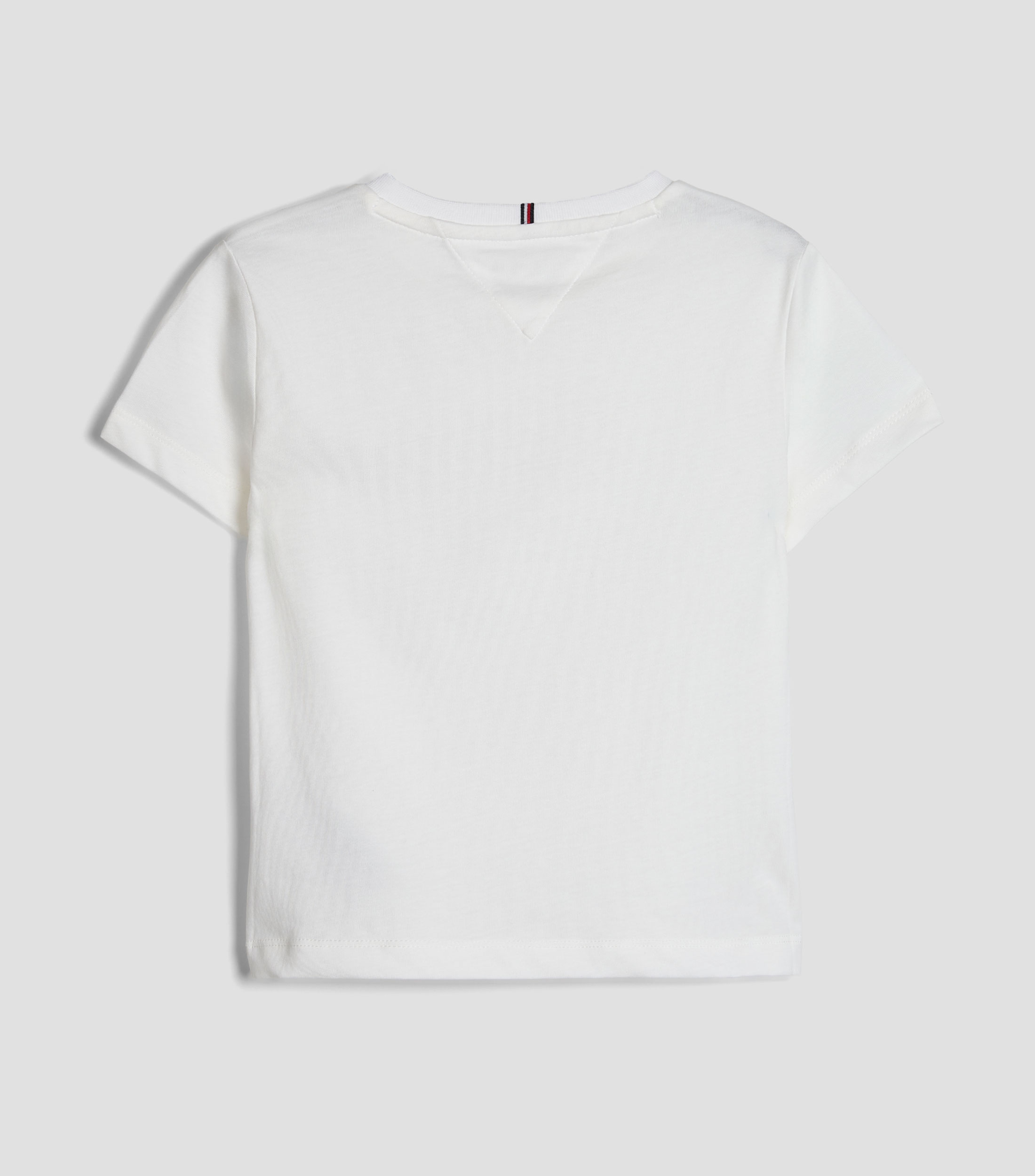 Playera cuello redondo de manga corta con bordado Niña