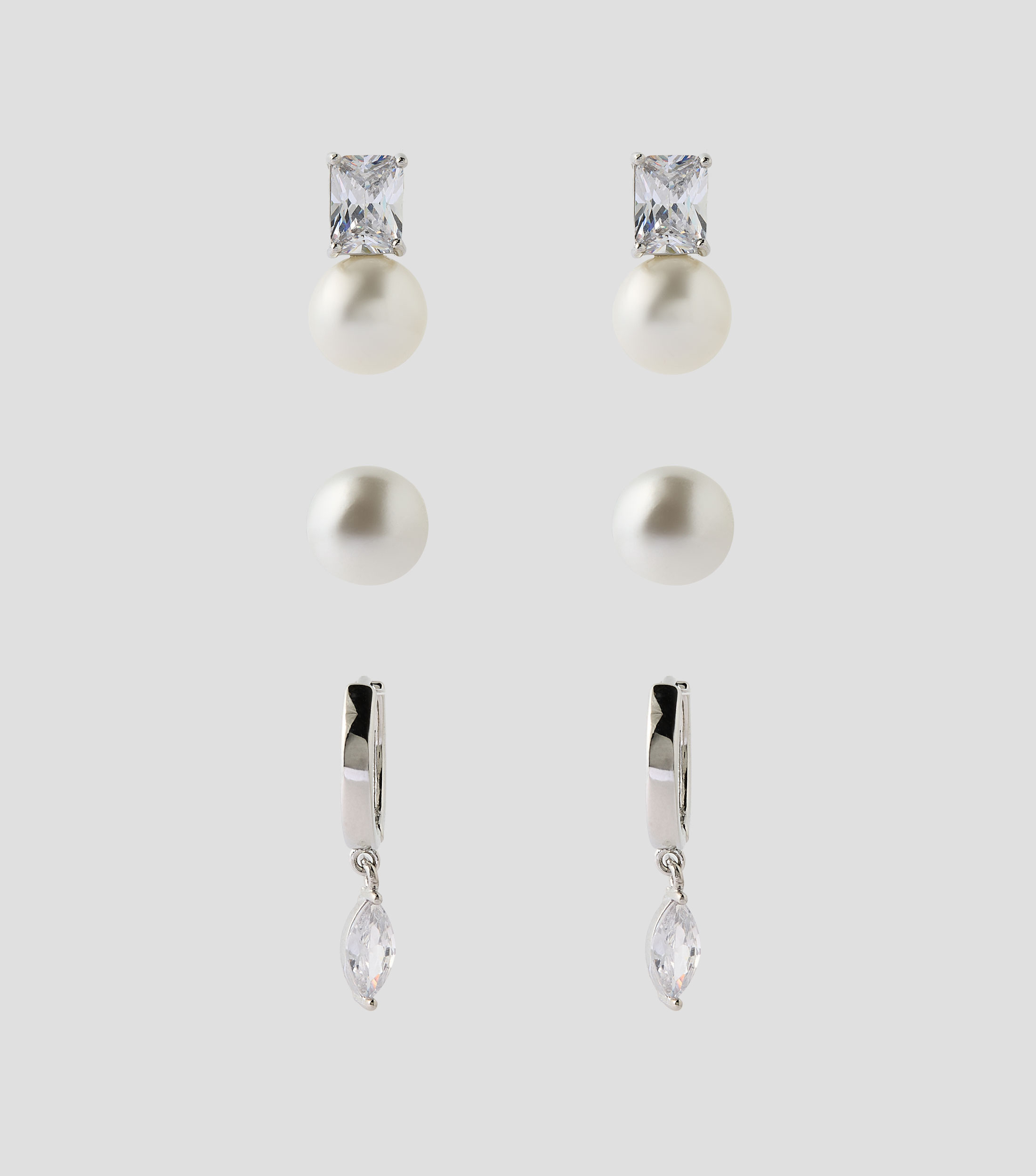 Set 3 pares de aretes Mujer