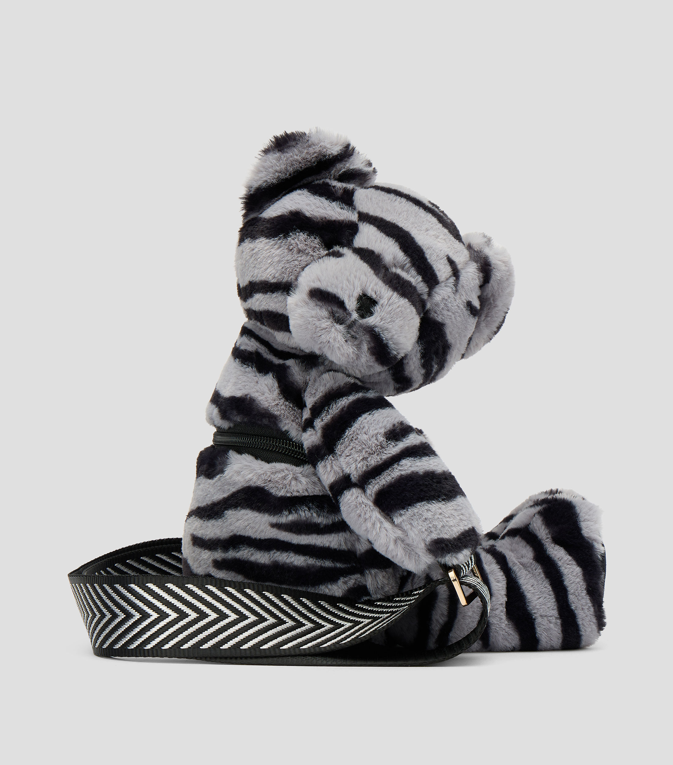 Peluche bolsa Doudou Ours Zebre
