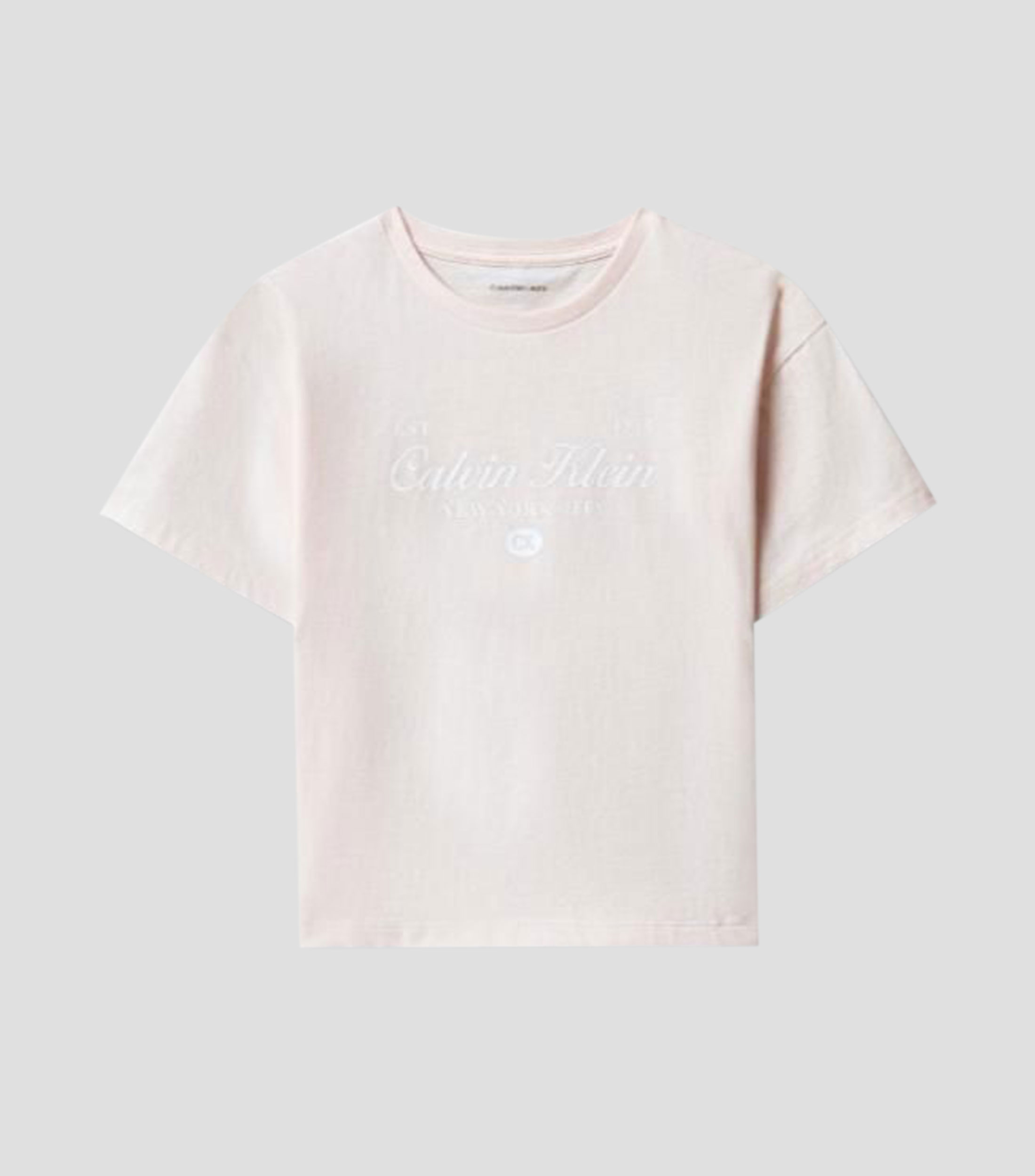 Playera cuello redondo manga corta estampada Niña