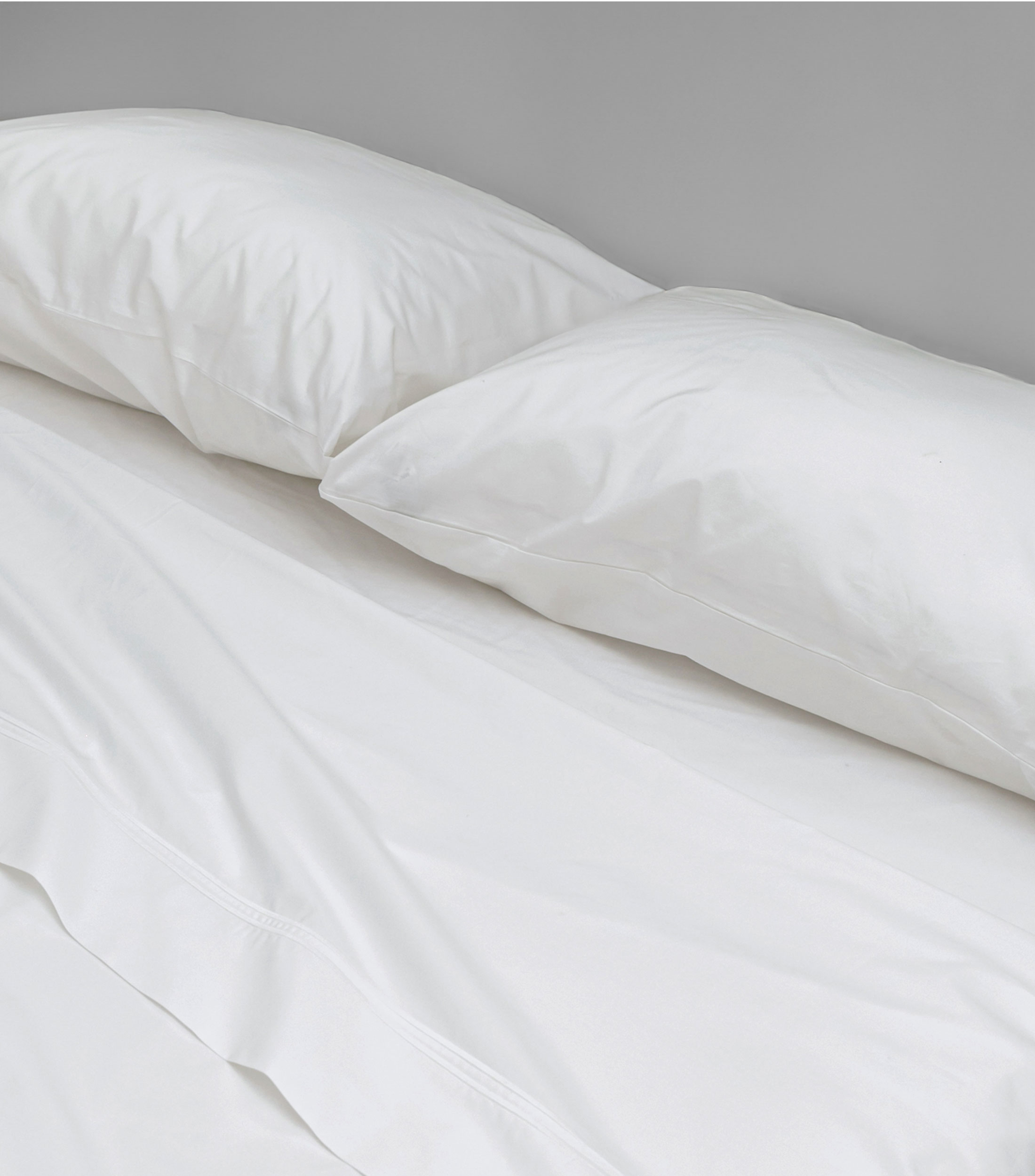 Juego de Sábanas Queen Size en algodón Feston blanco
