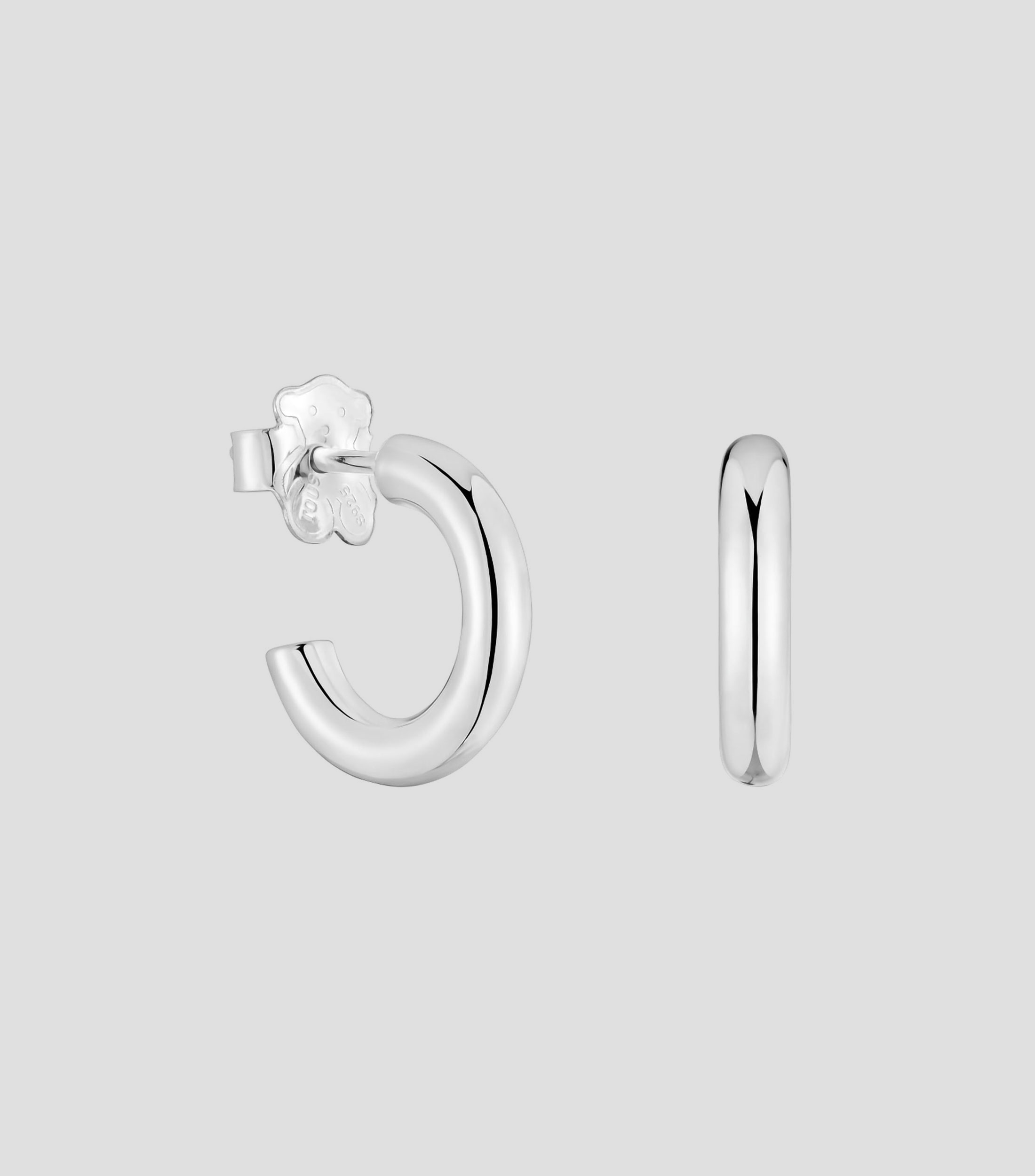 Aretes en plata .925 en aro Mujer