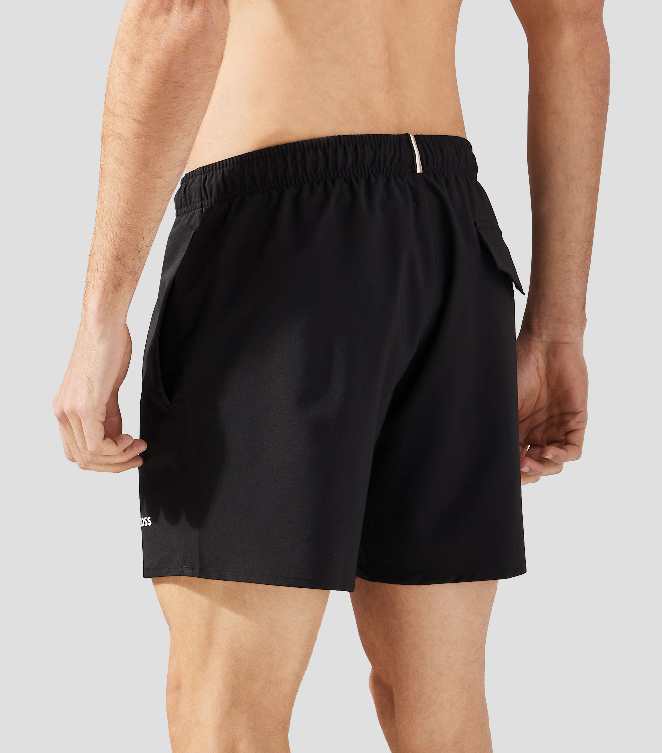 Traje de baño corto estampado Hombre