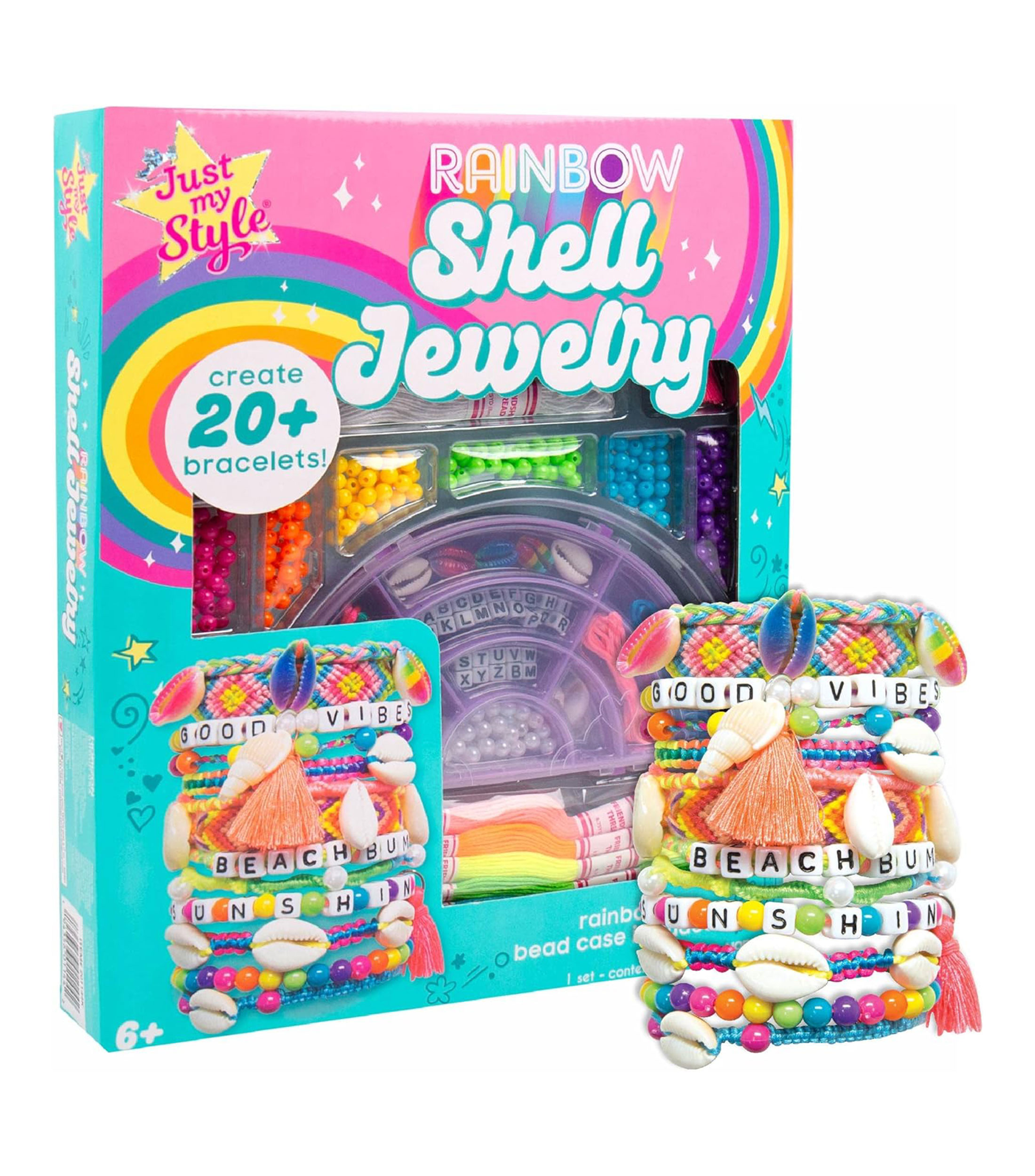 Raibow Shell Sansabell: Set Rainbow Shell Jewelry | El Palacio de Hierro