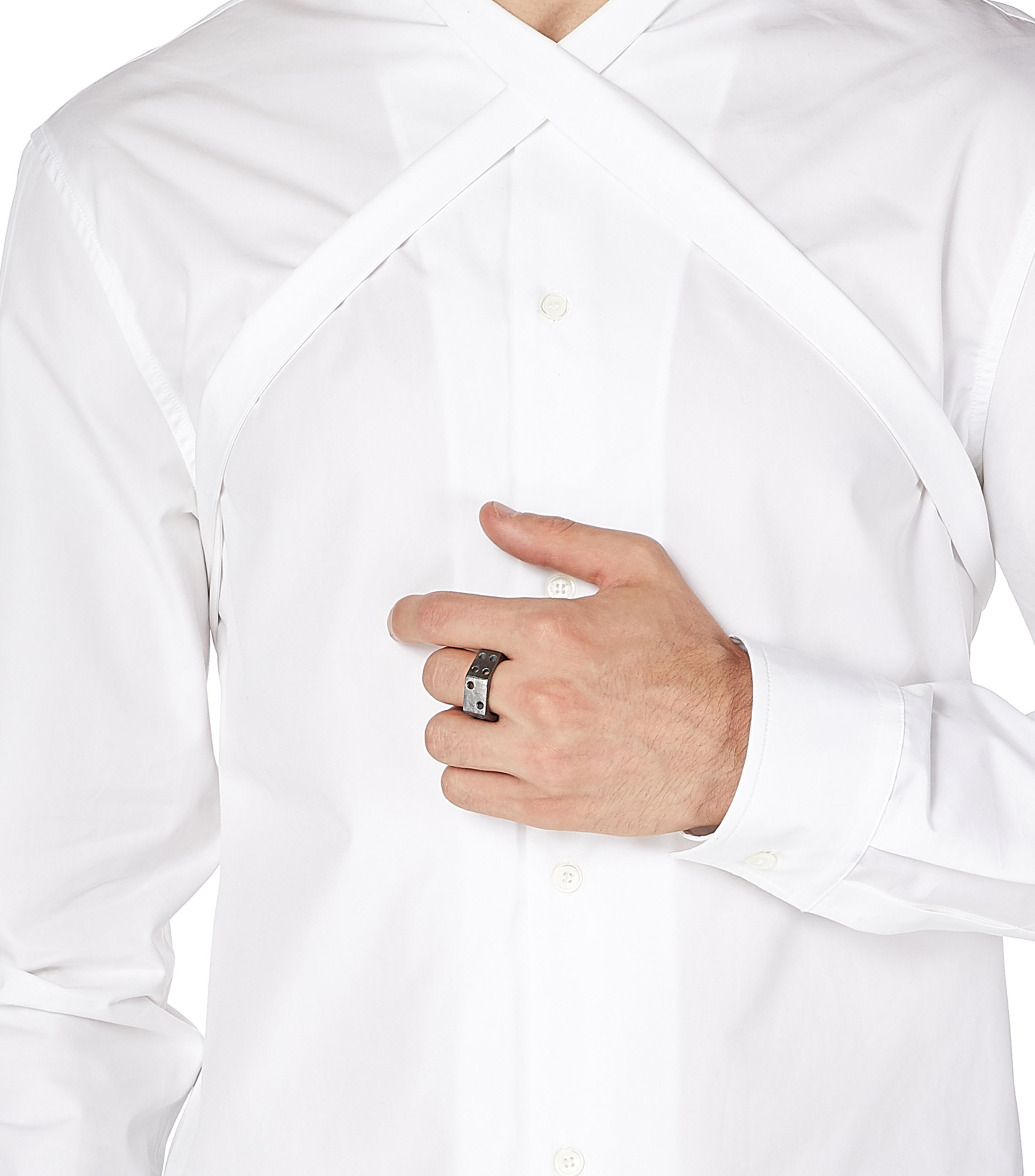 Anillo en plata .925 con hexagono Hombre Talla 26.5