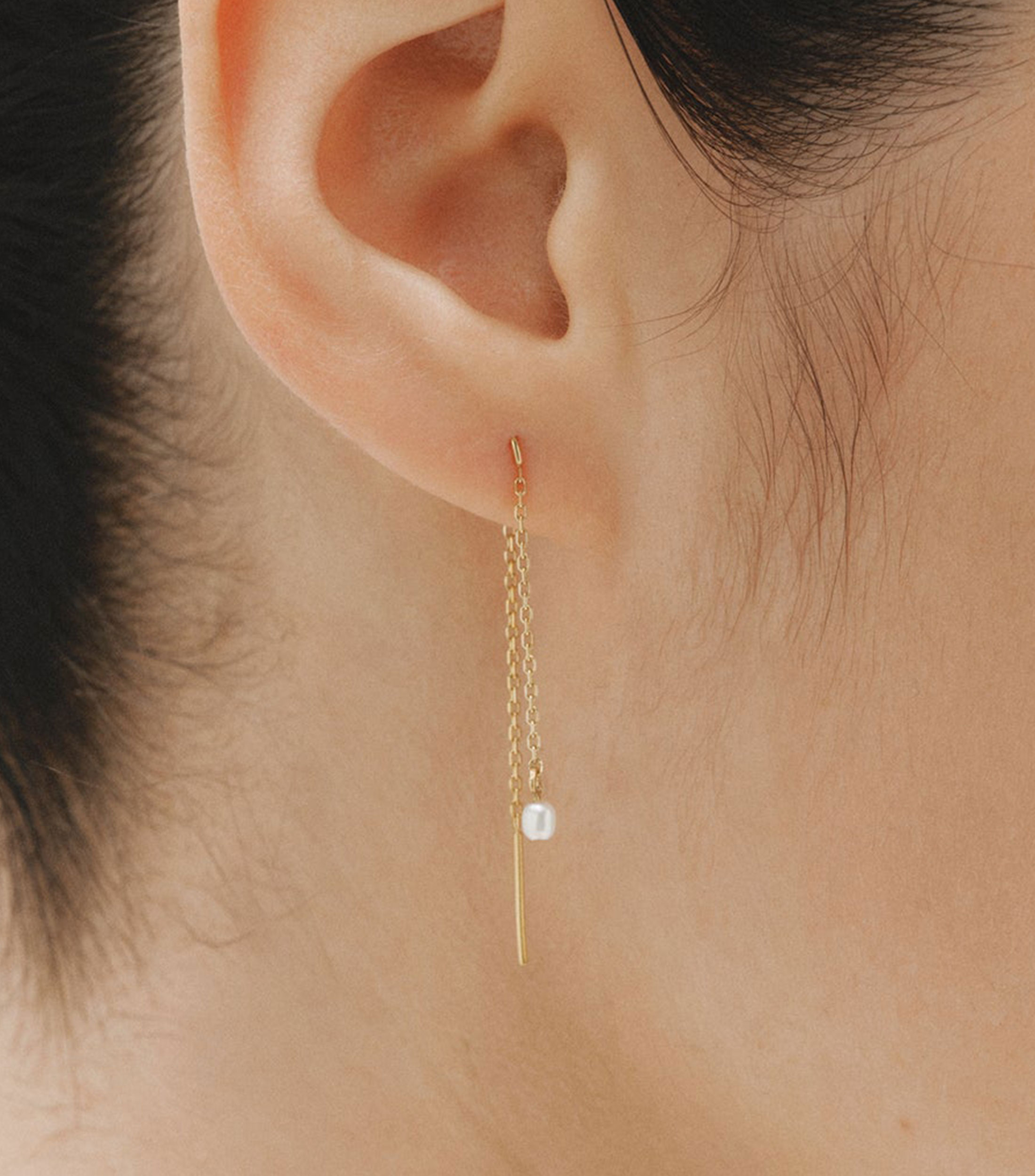 Pendientes en Plata .925 con perlas Comunión Mujer