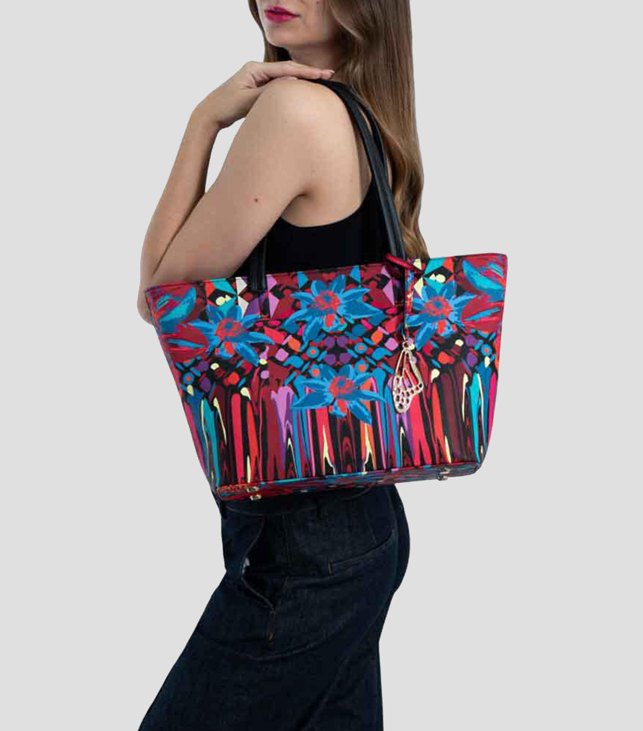 Bolsa tote estampada Mujer