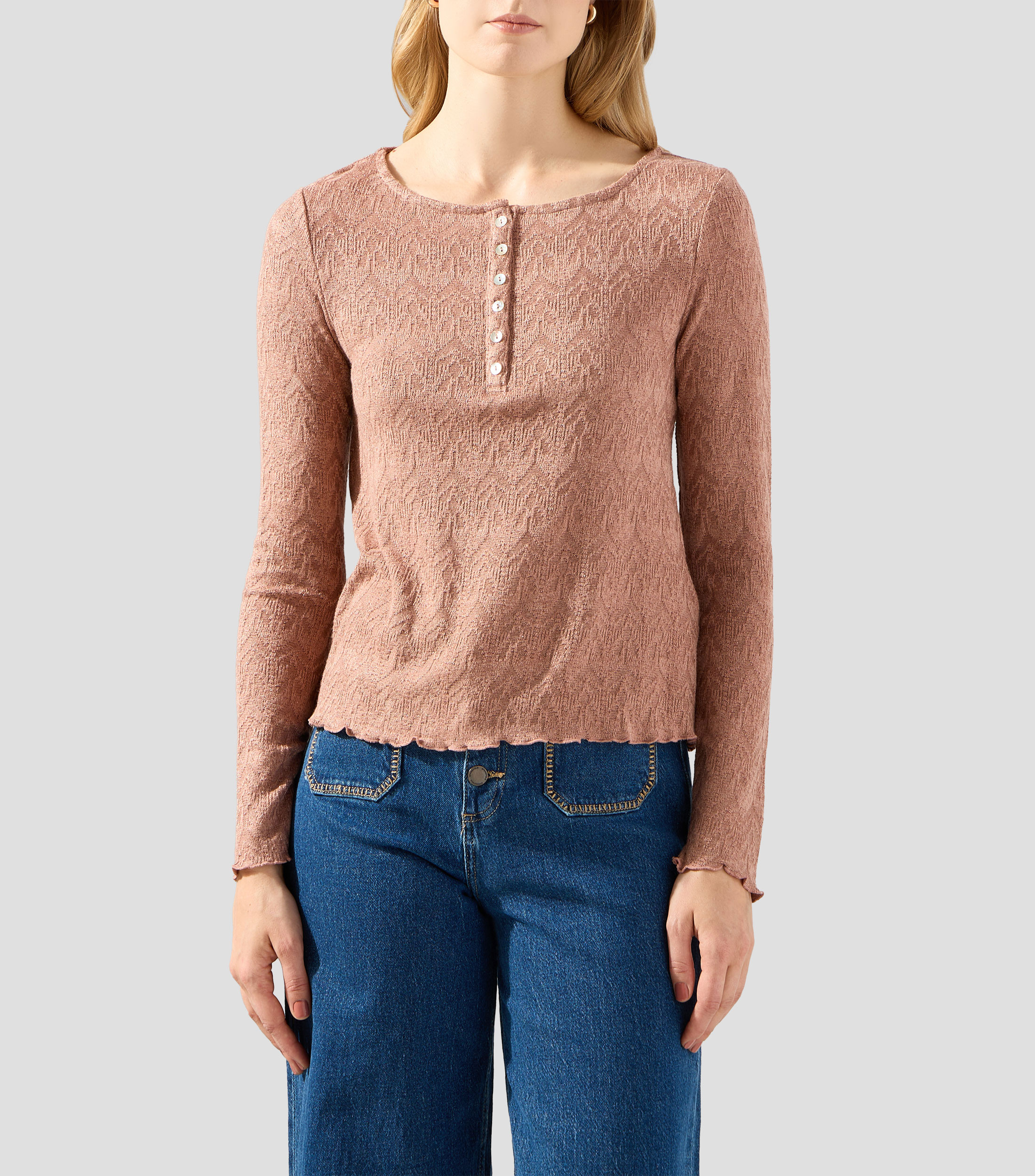 Suéter cuello barco Mujer