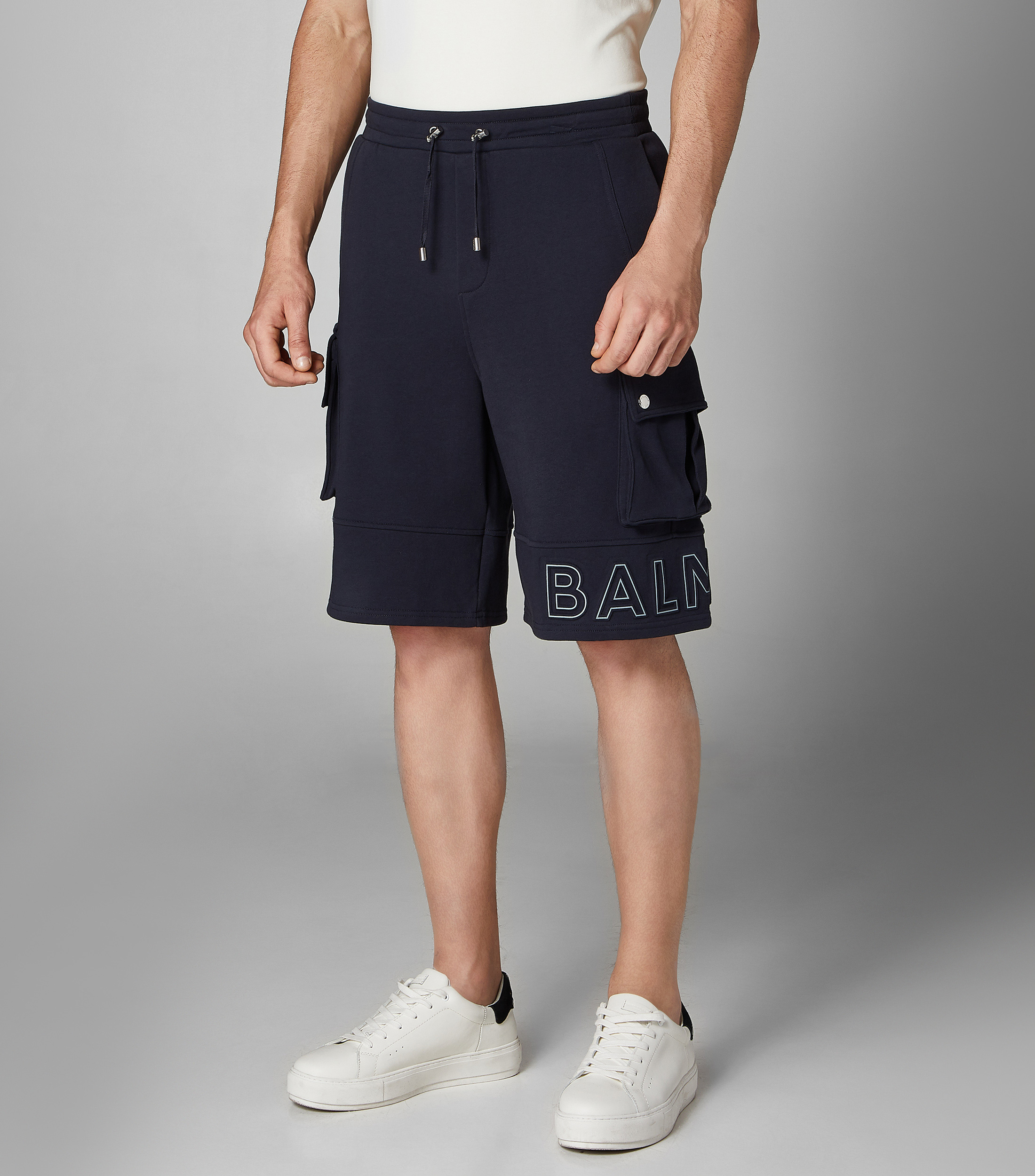 Balmain Bermuda con logo sul davanti 6O6739-OX370