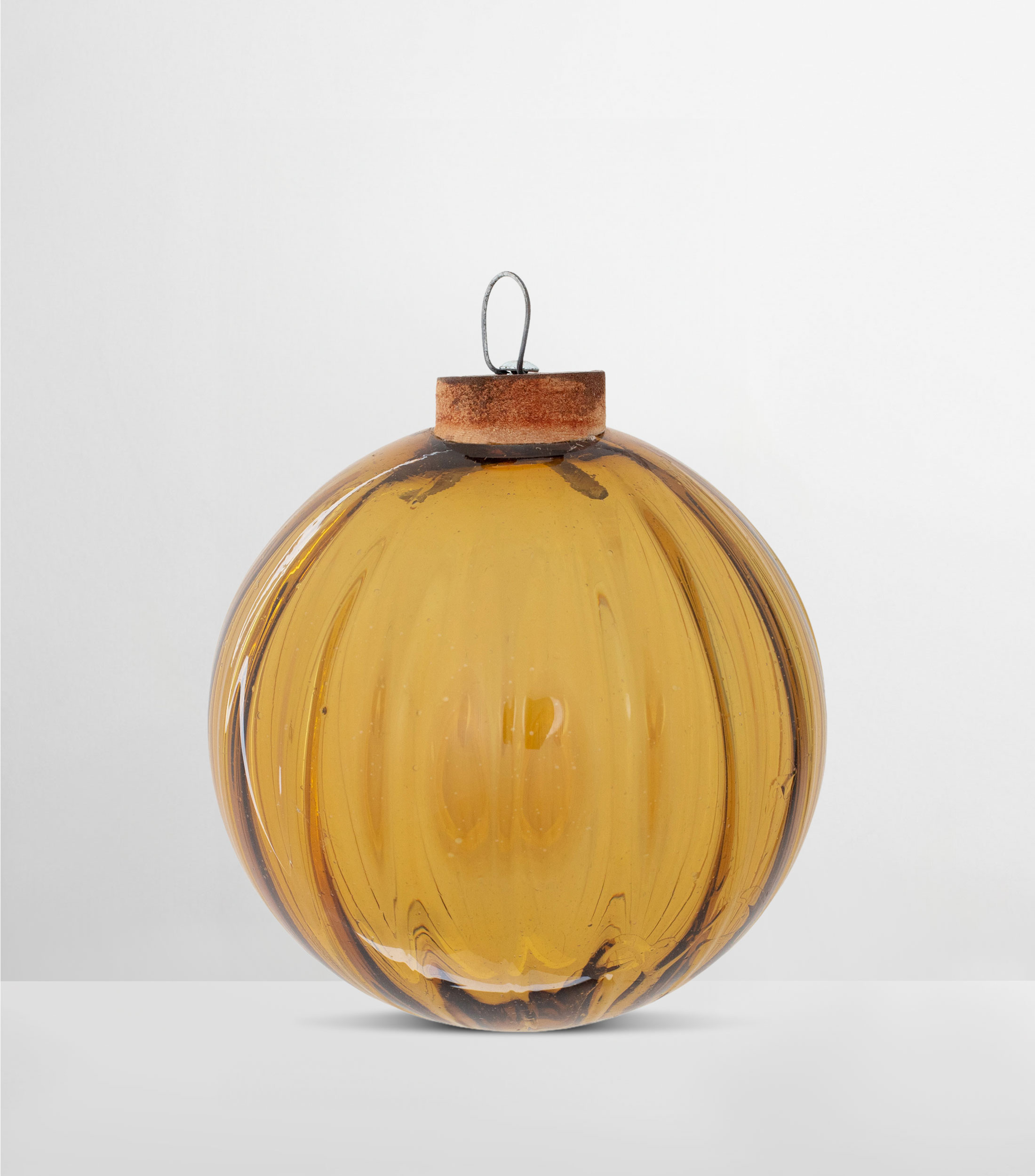 Esfera navideña Cristal Gajos Oro