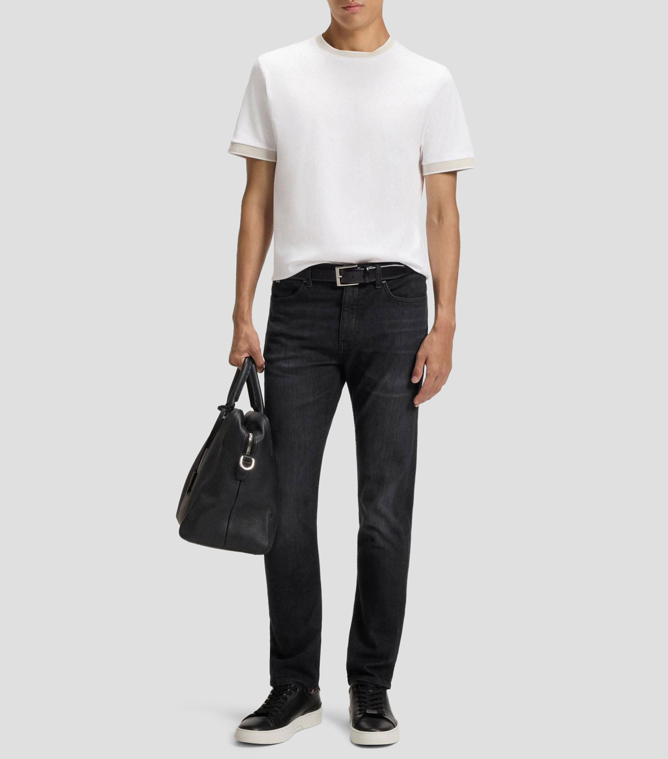 Jeans Delaware slim fit en denim italiano Hombre