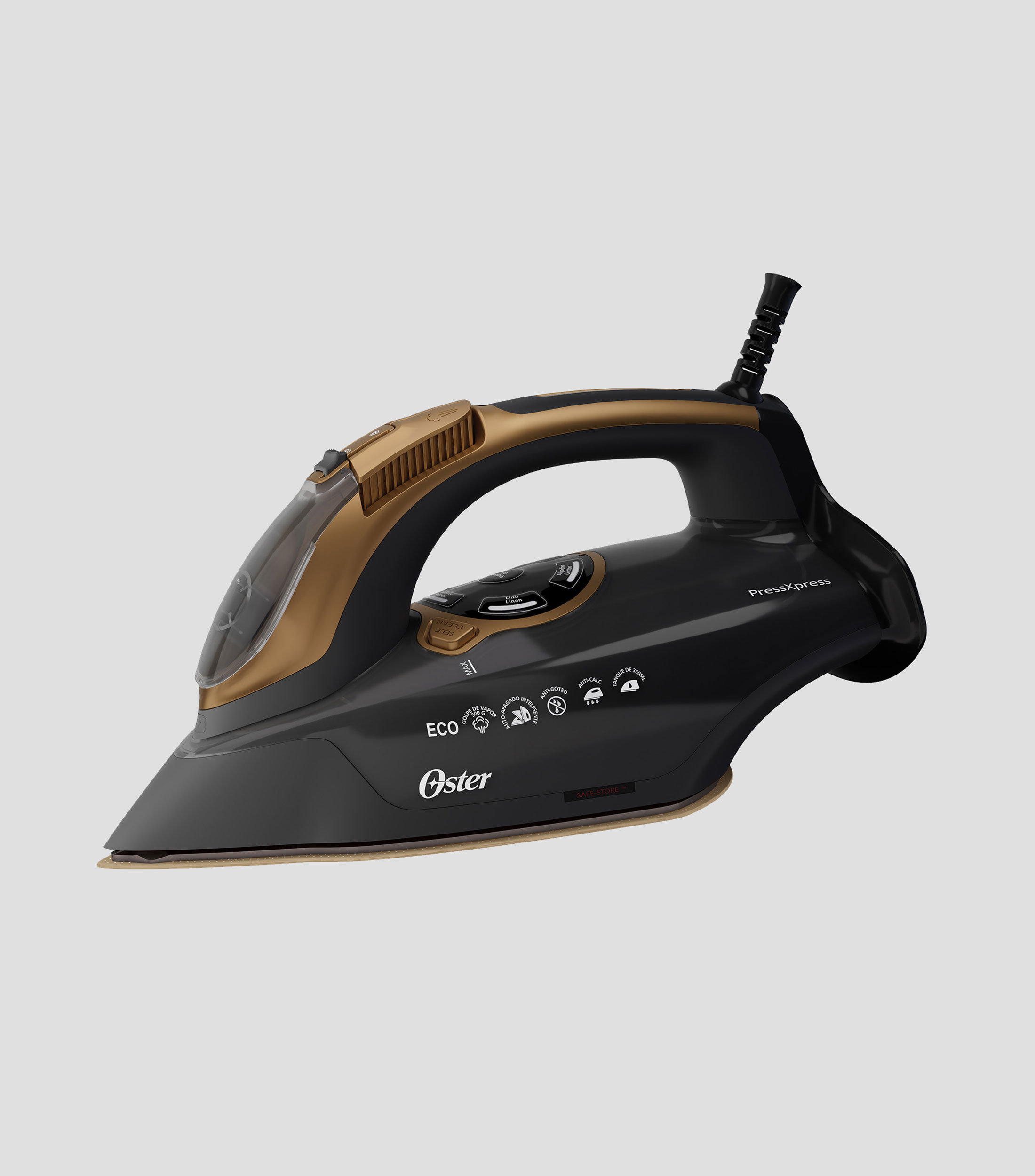 Plancha de Vapor Pressxpress Max Suela XL de Cerámica con Diamante