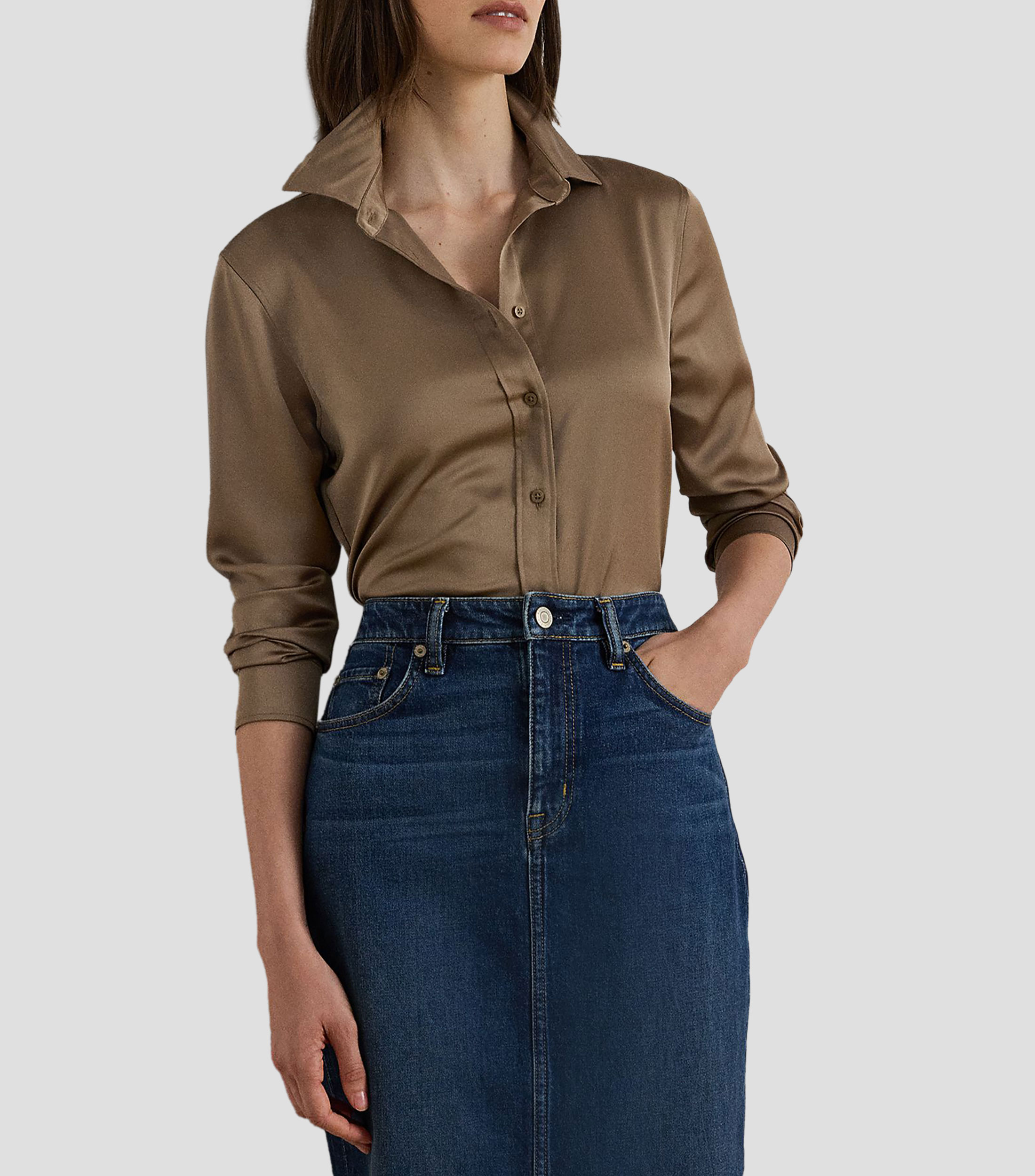 Camisa Manga Larga Mujer