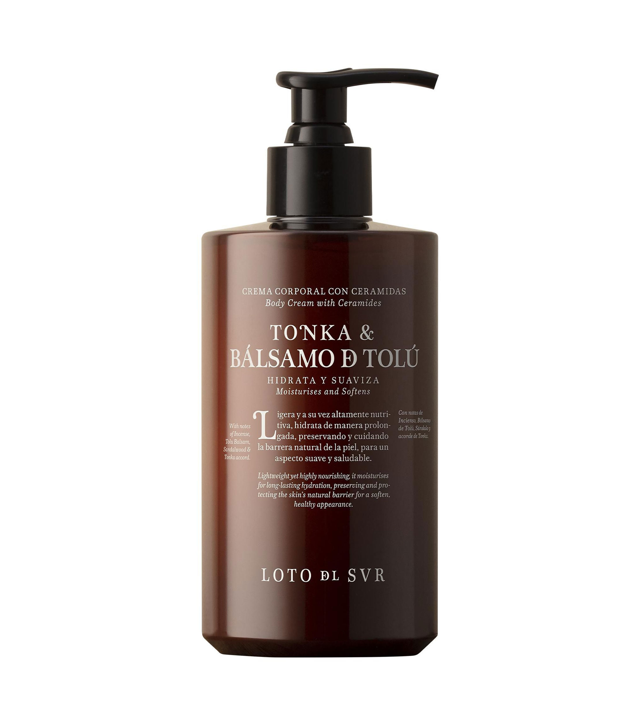 Crema con Ceramidas Tonka & Bálsamo De Tolú, 285 ml