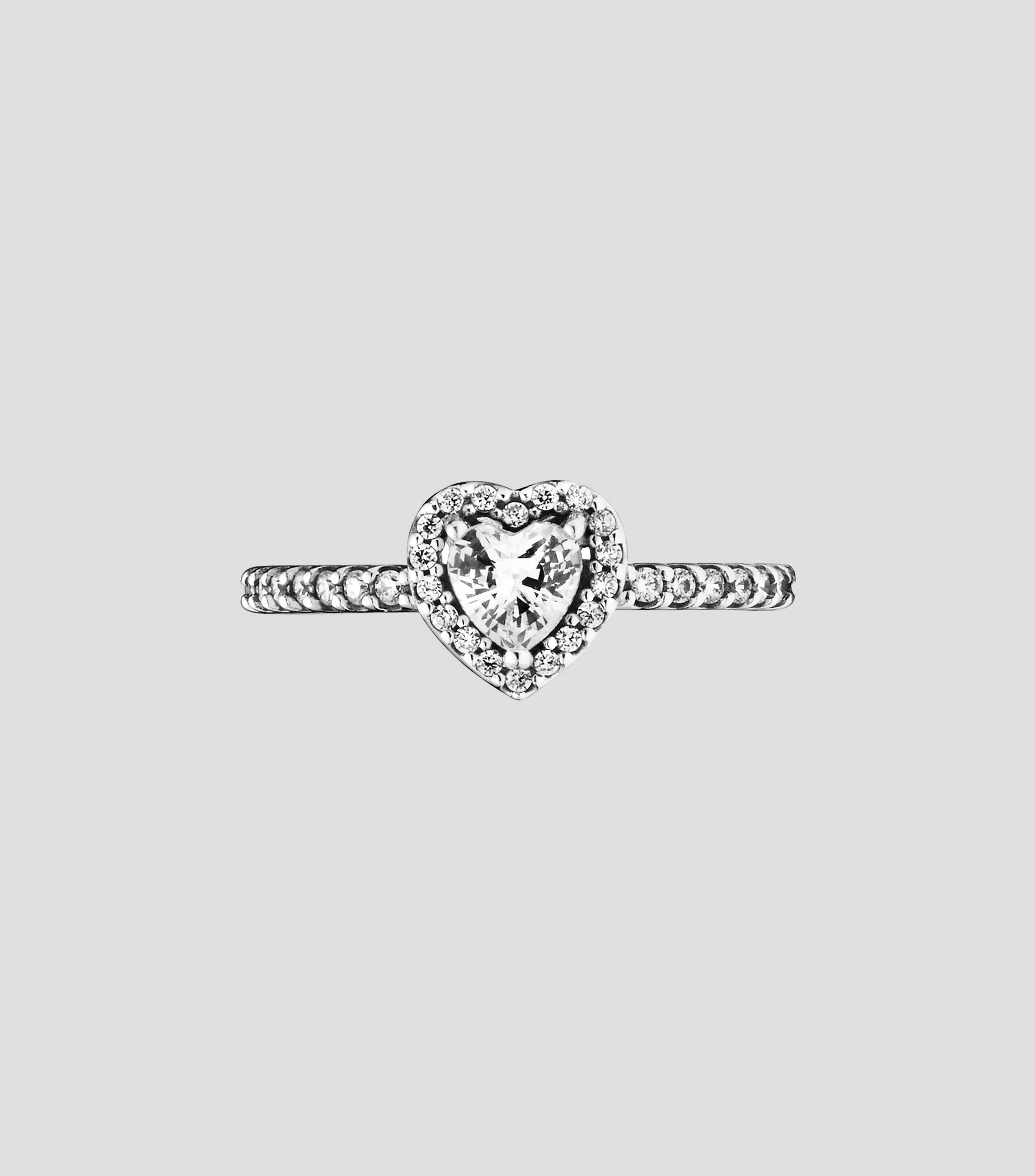 Anillo en plata Elevated Heart Mujer Talla: 54