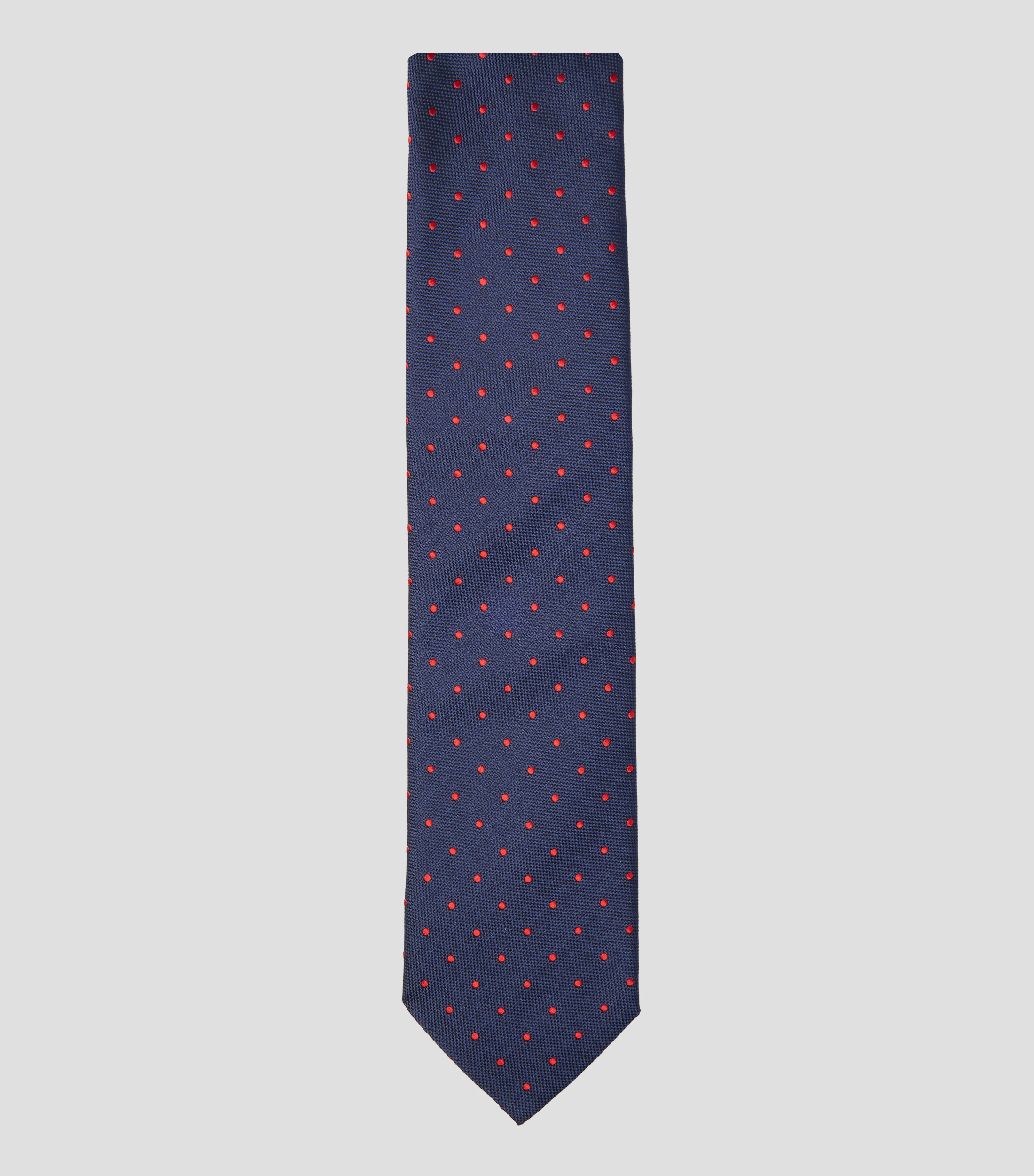 Corbata ancha de seda estampada
