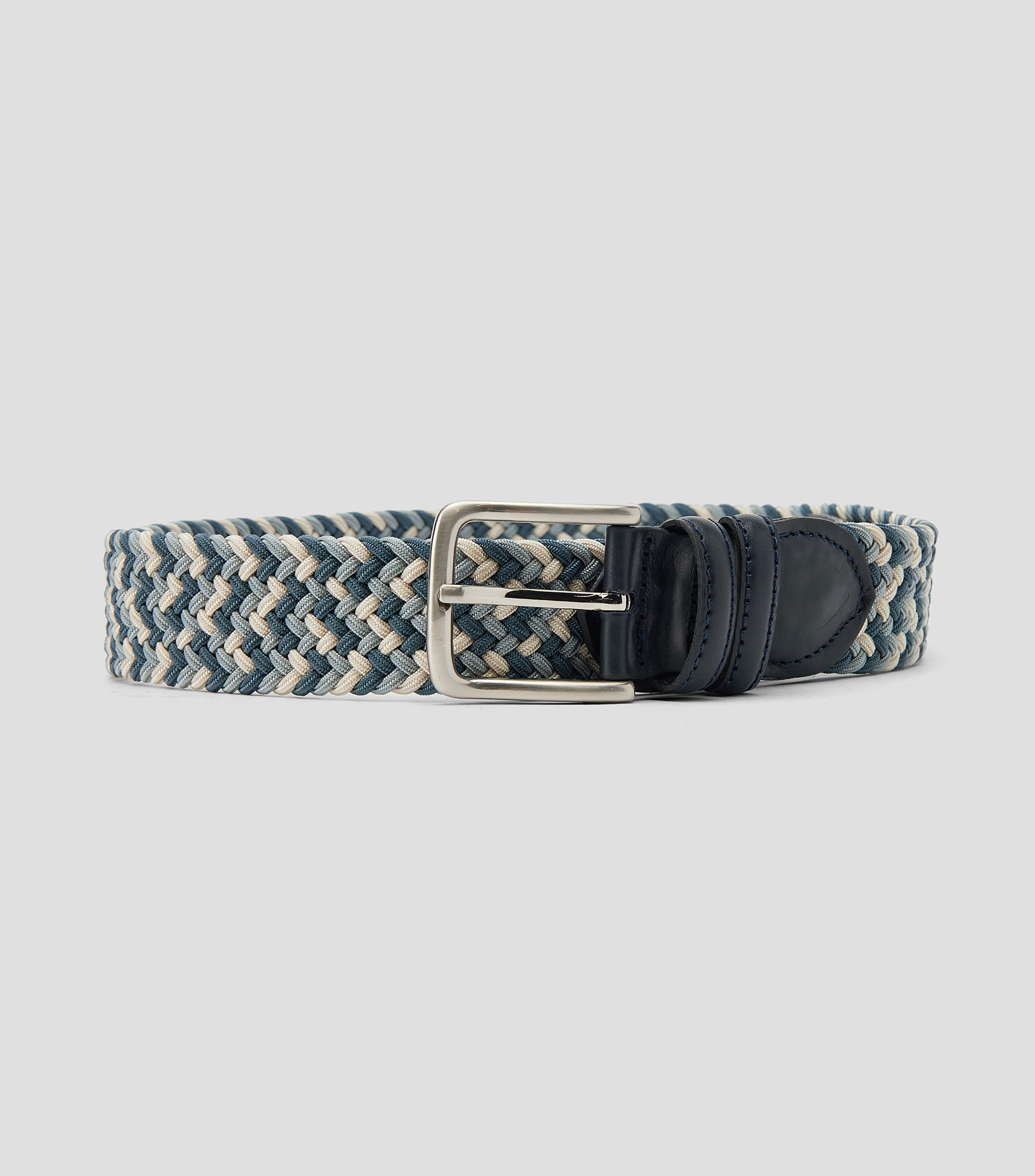 Cinturón en textil casual trenzado Hombre