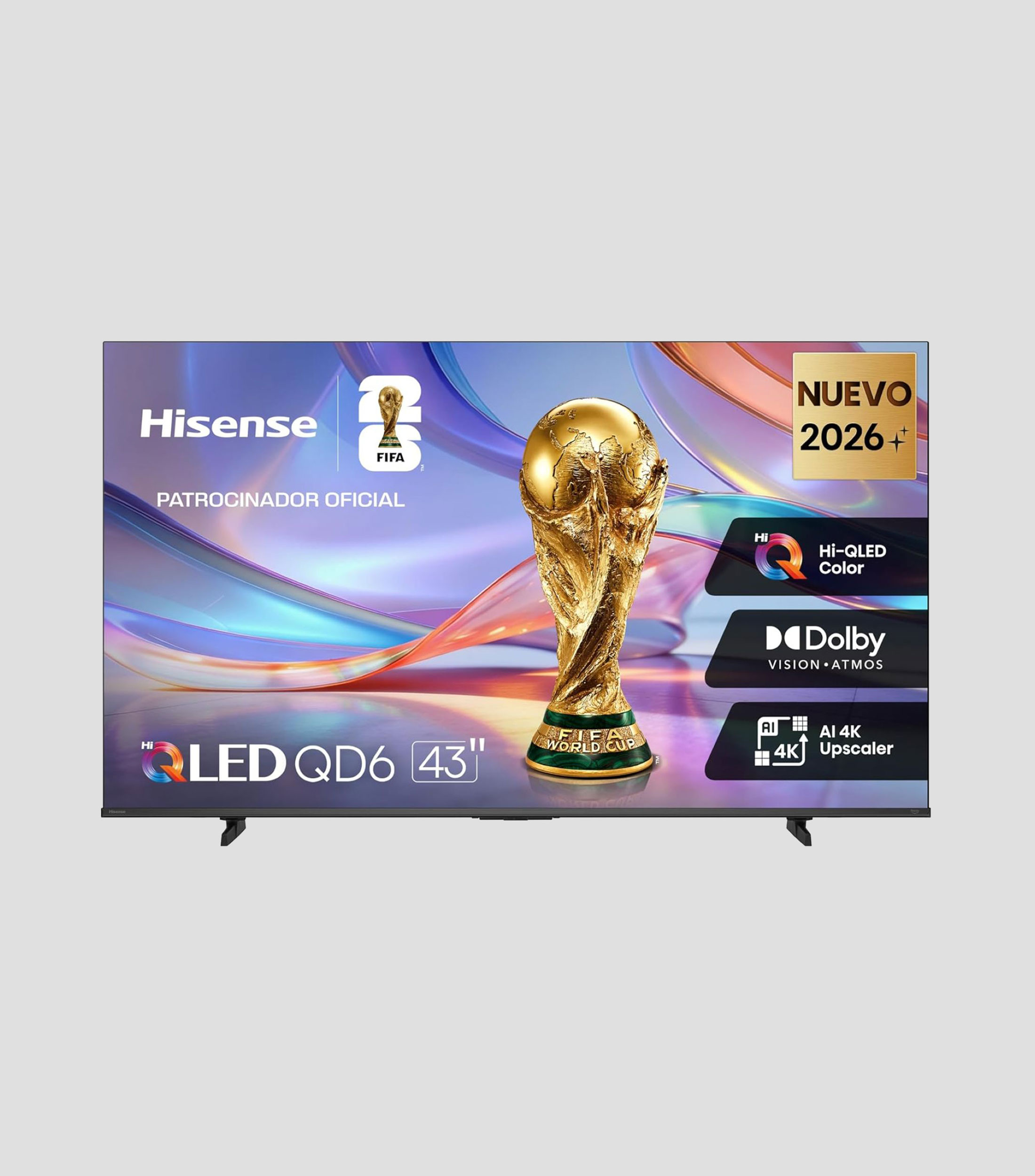 Pantalla 43 pulgadas Plana QLED 4K 43QD6SFM