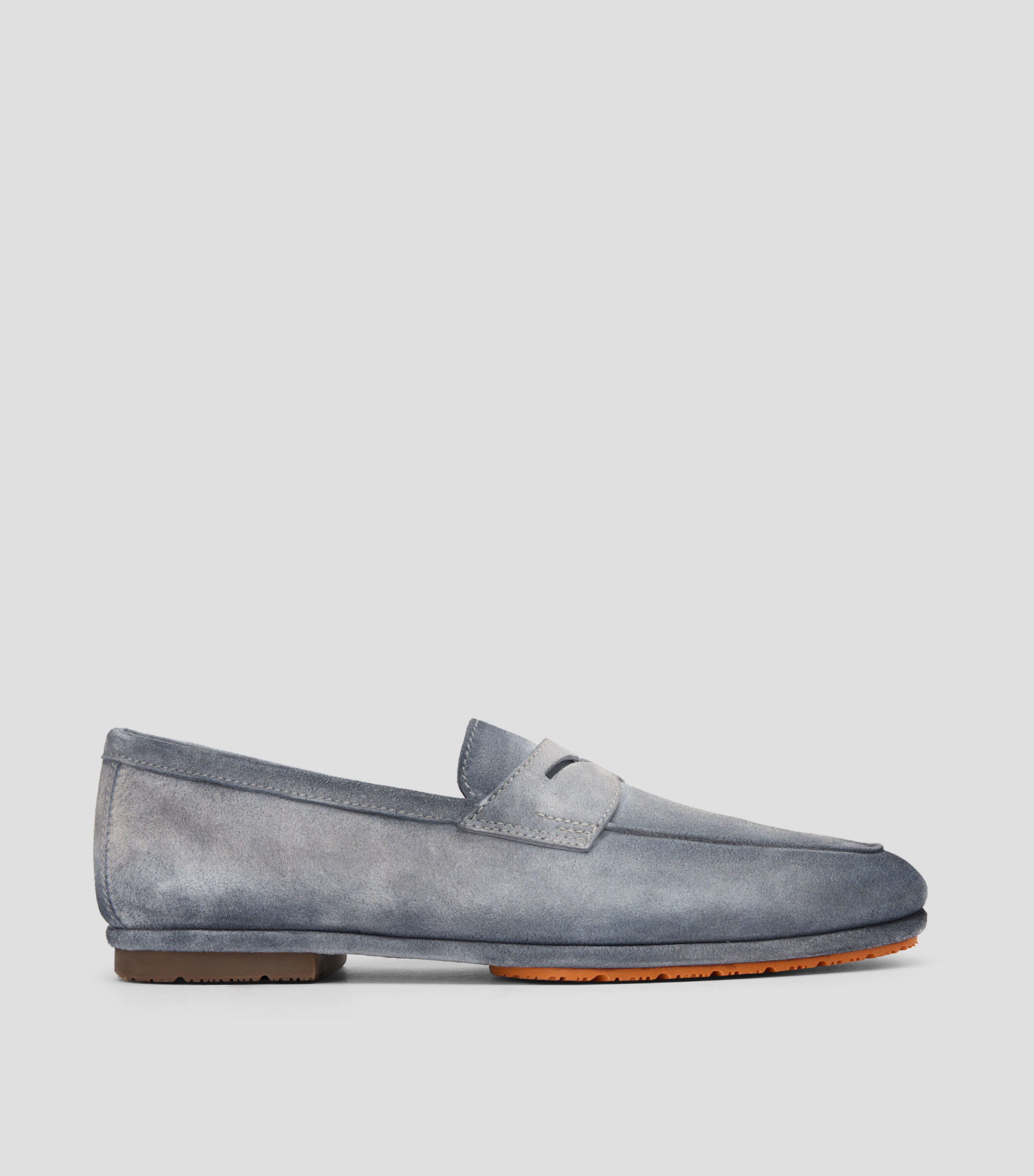 Mocasines Carlo en piel con cinta Hombre